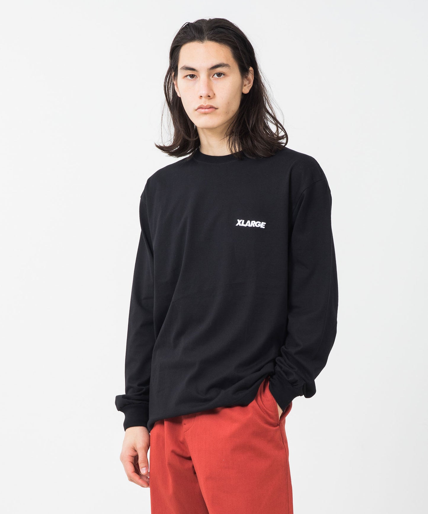 L/S TEE BACKSIDE SLANTED OG