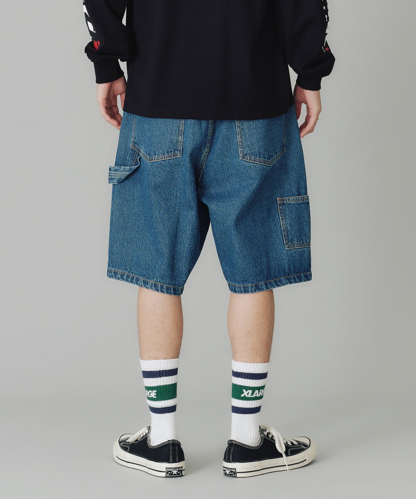 ALIENS DENIM SHORTS