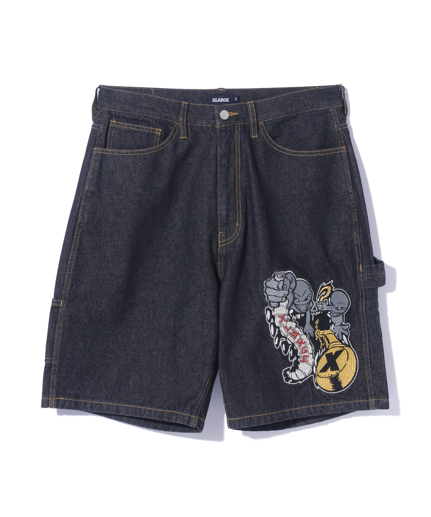 ALIENS DENIM SHORTS
