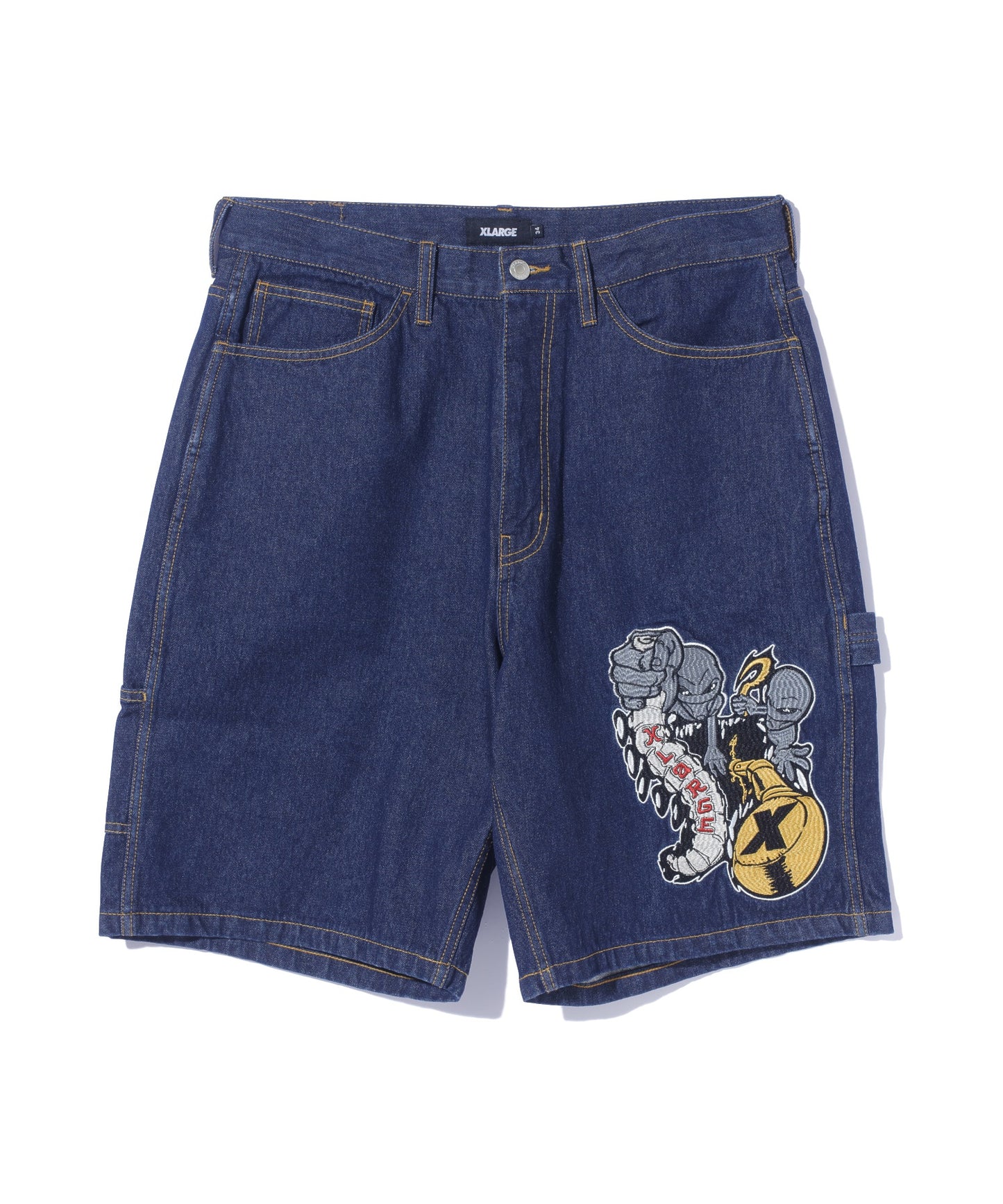 ALIENS DENIM SHORTS
