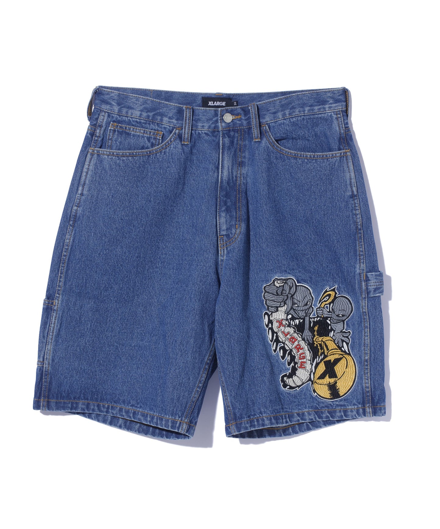 ALIENS DENIM SHORTS