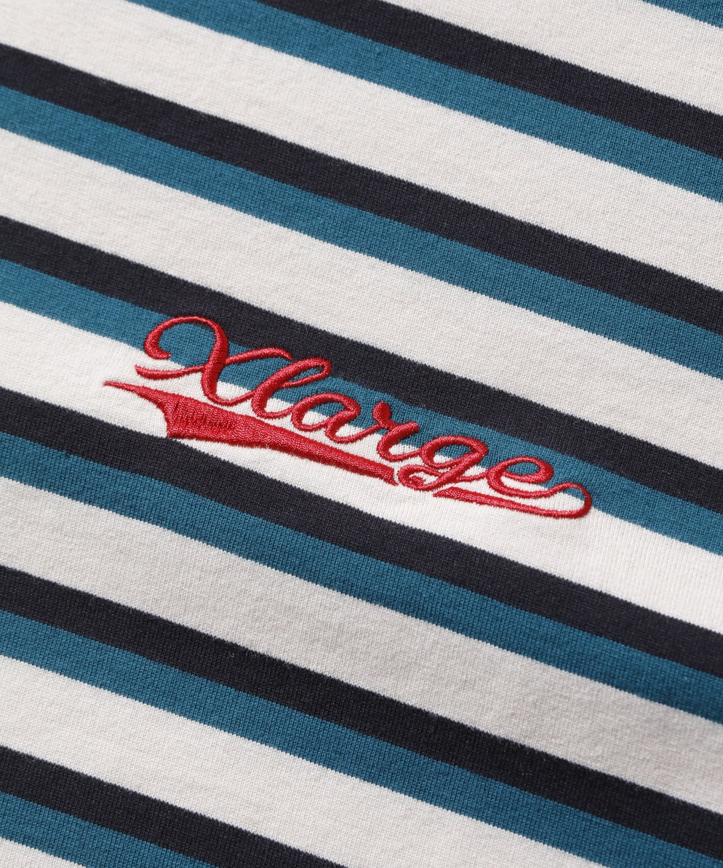 BASEBALL LOGO STRIPED S/S TEE