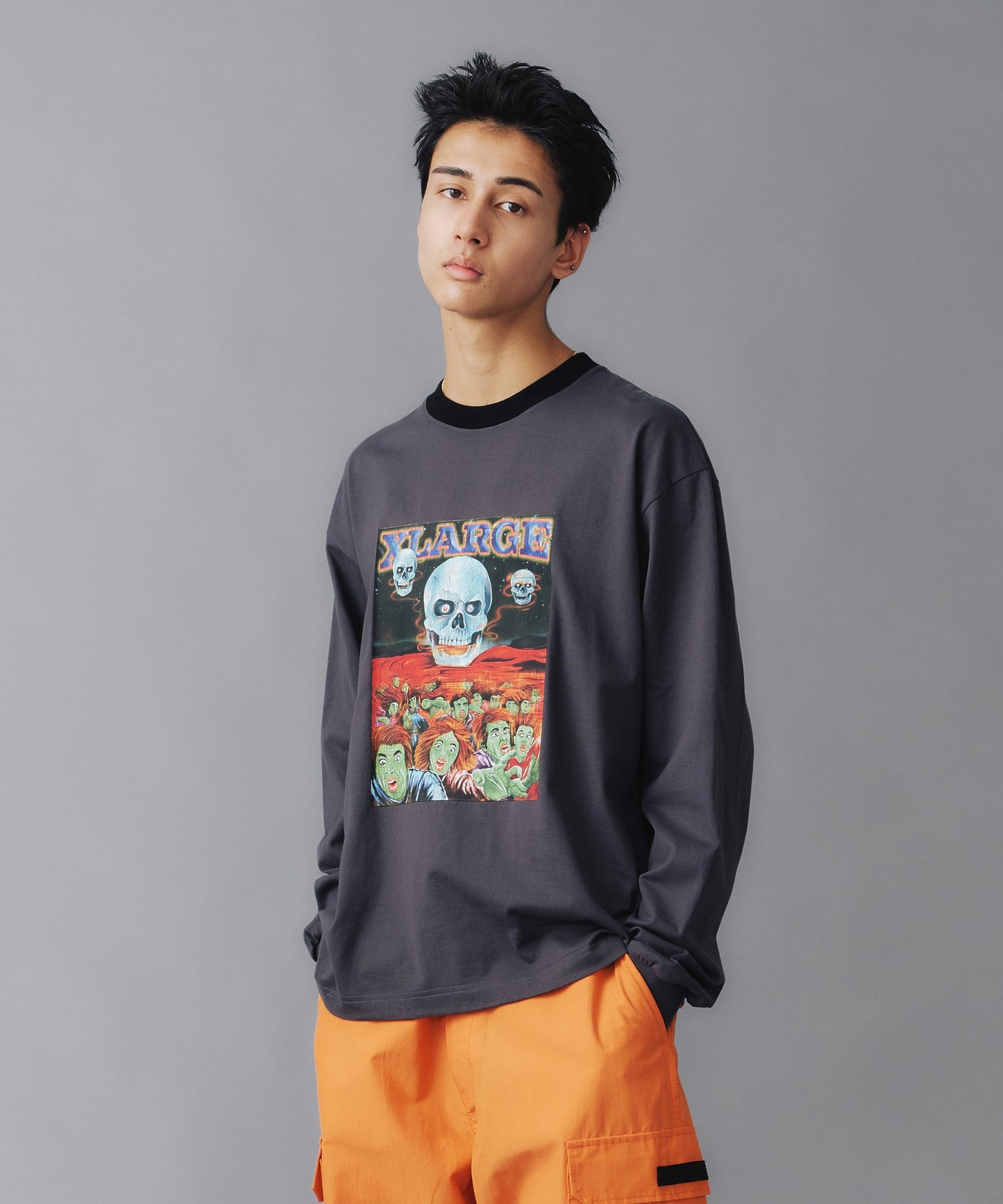 ZOMBIE APOCALYPSE RINGER L/S TEE