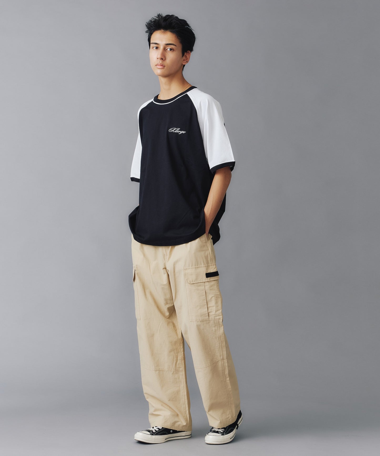 PIPING RAGLAN S/S TEE