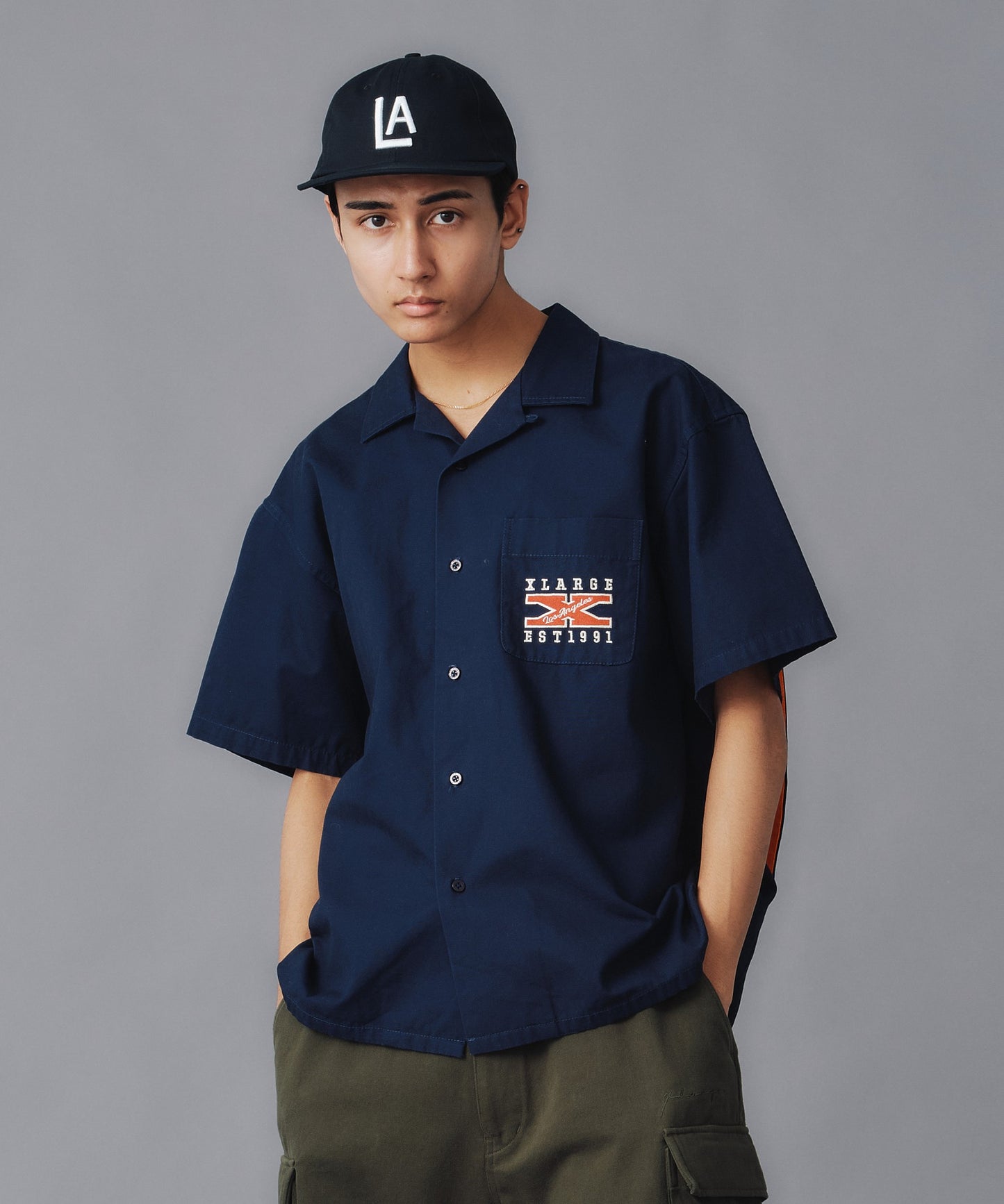 X LOGO S/S WORK SHIRT