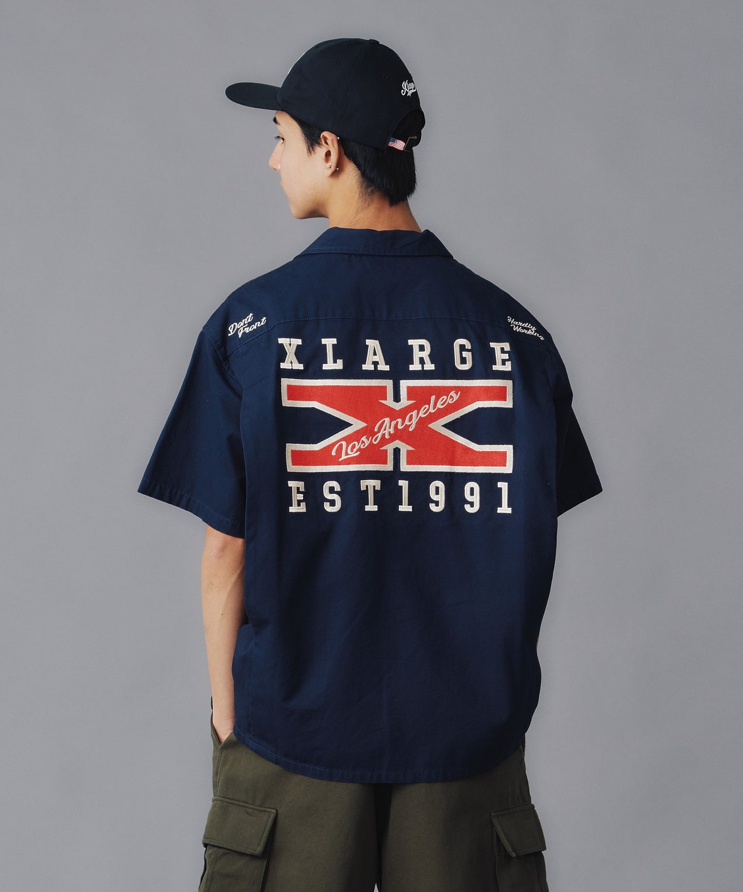 X LOGO S/S WORK SHIRT