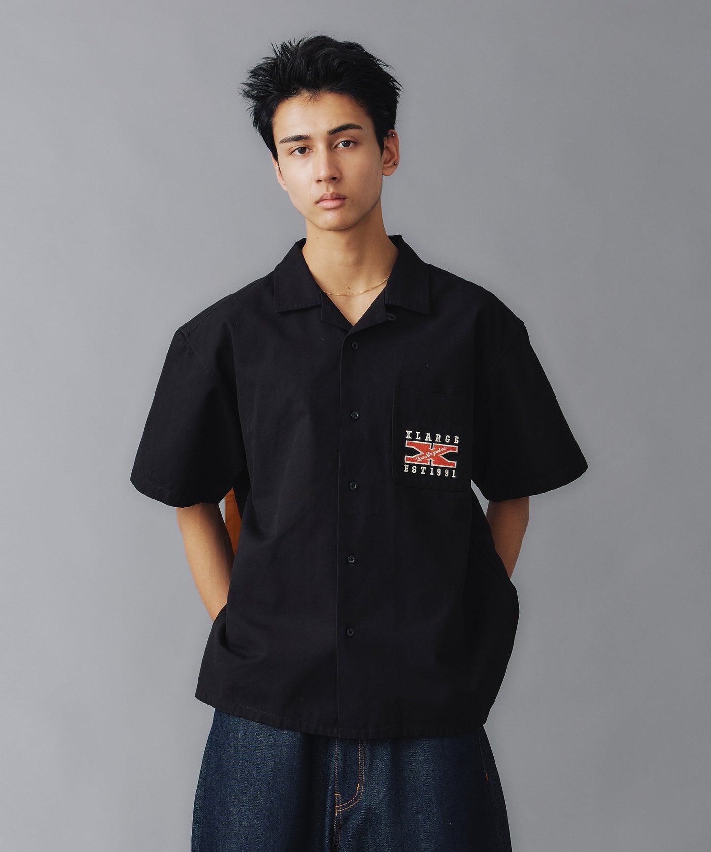 X LOGO S/S WORK SHIRT