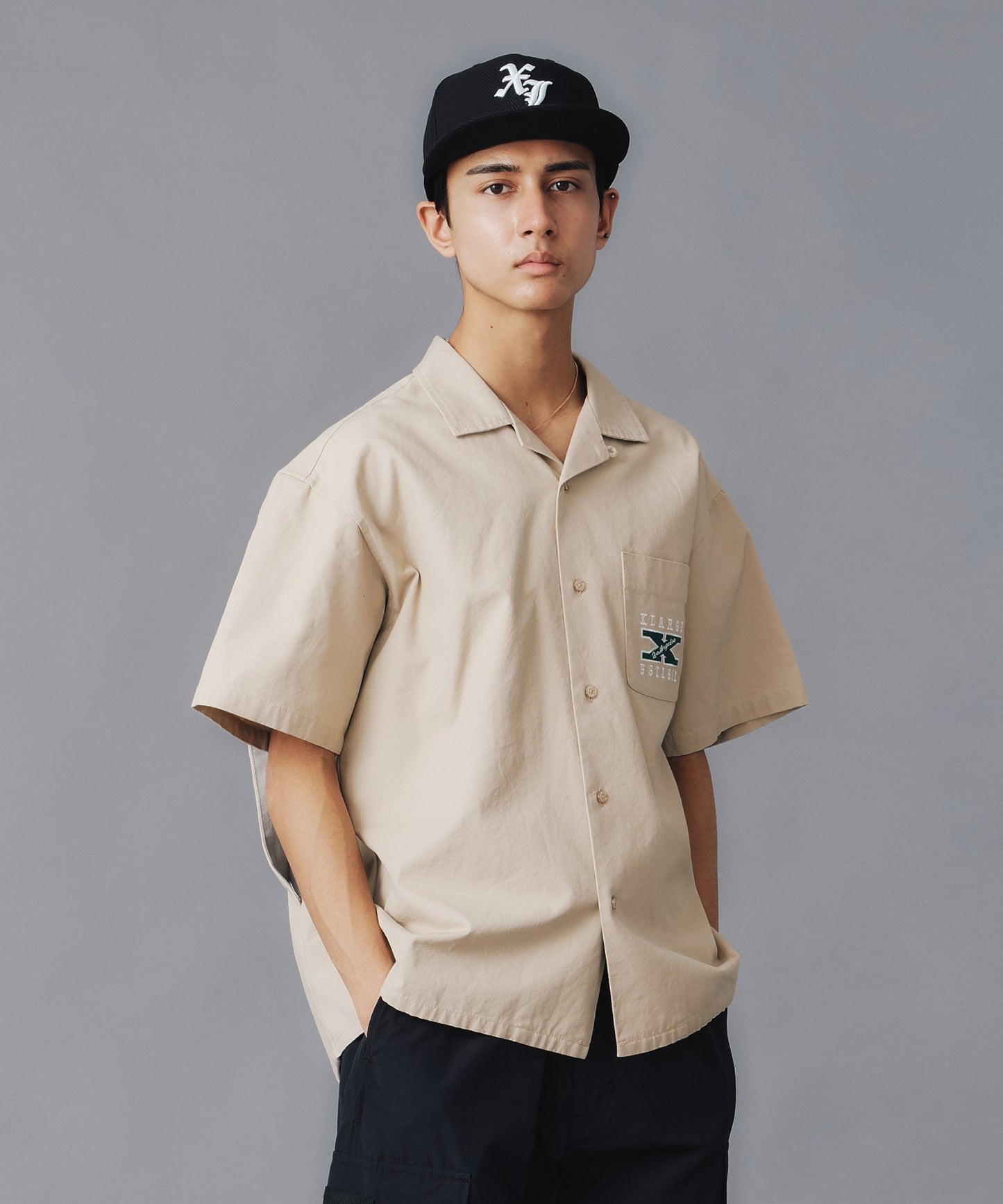X LOGO S/S WORK SHIRT