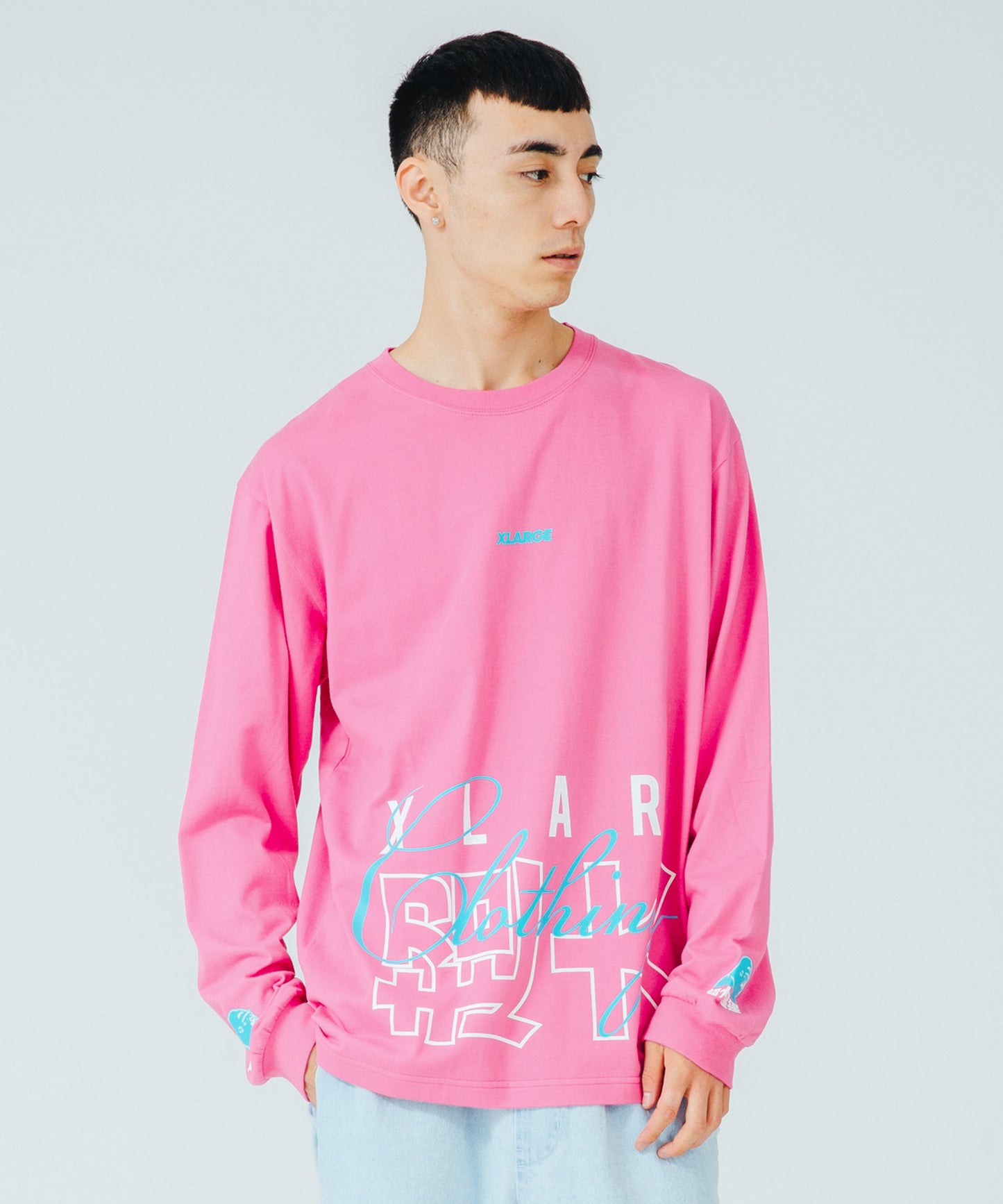 L/S TEE CHINESE LETTERS T-SHIRT XLARGE