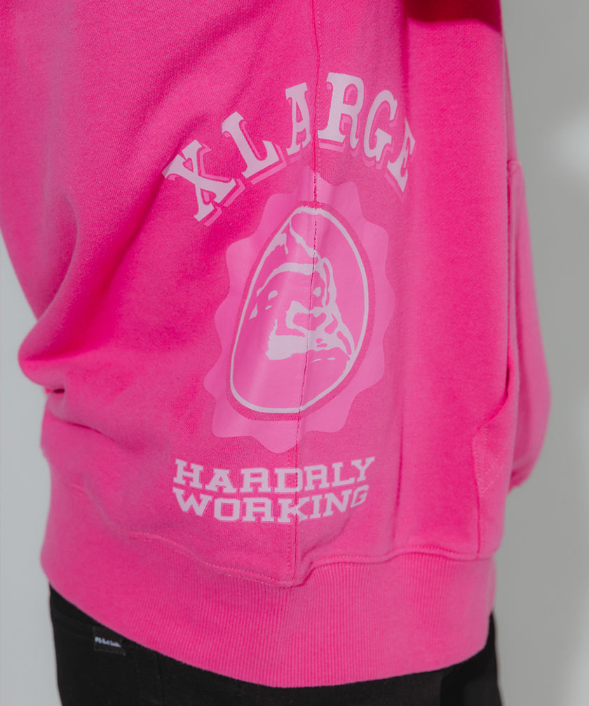 RANDOM PRINT COLLEGE LOGO PULLOVER HOODED SWEAT FLEECE, CREWNECK, HOODIE XLARGE