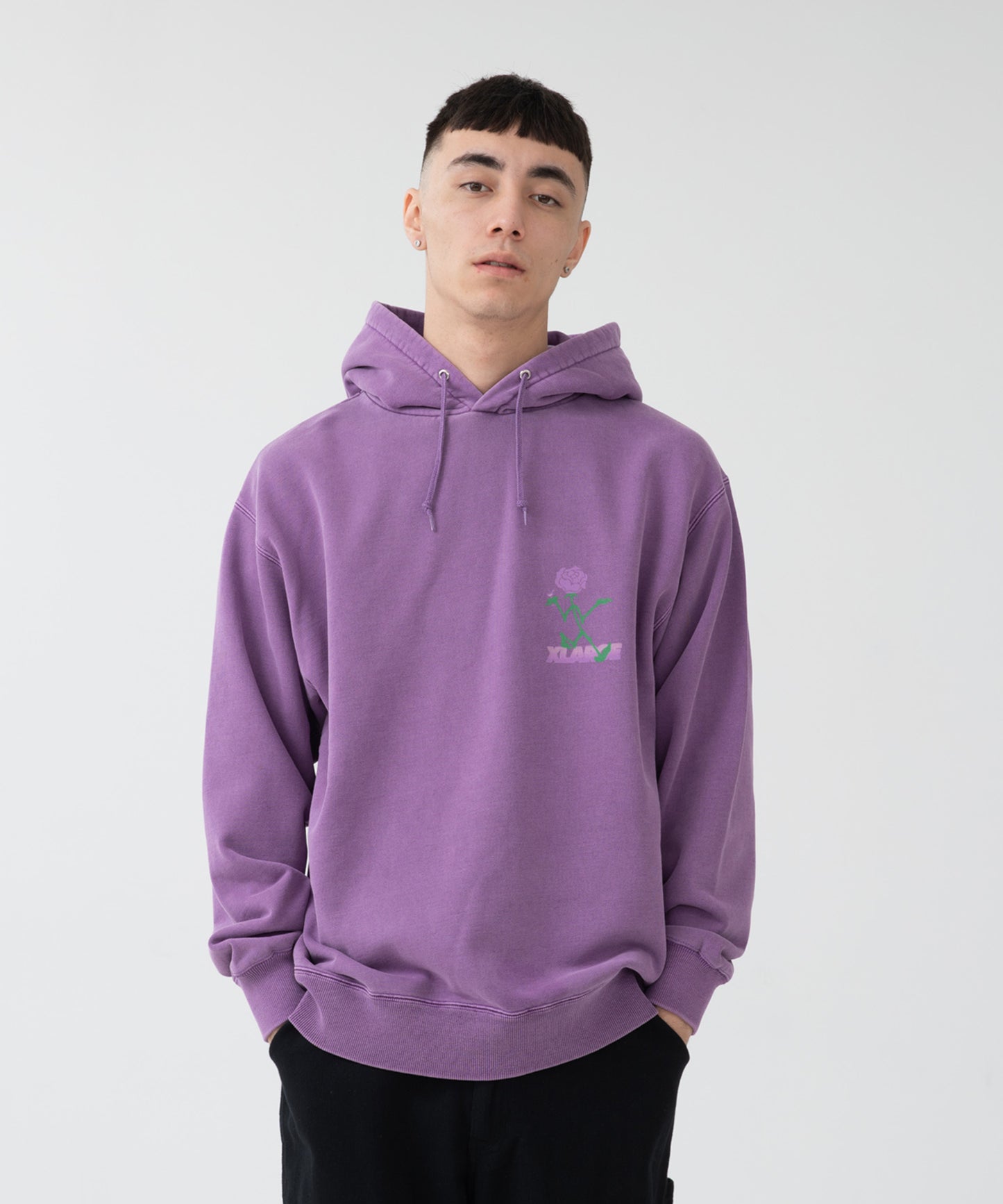 TIPSY PIGMENT PULLOVER HOODED SWEAT FLEECE, CREWNECK, HOODIE XLARGE