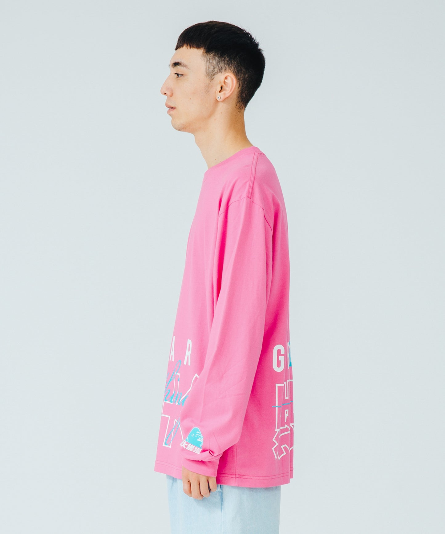 L/S TEE CHINESE LETTERS T-SHIRT XLARGE