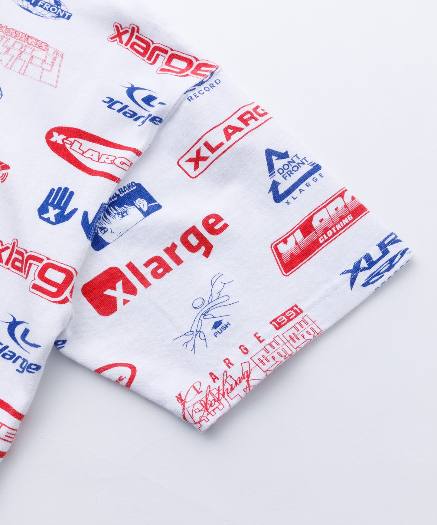S/S ALLOVER PRINT RUGBY SHIRT KNITS XLARGE