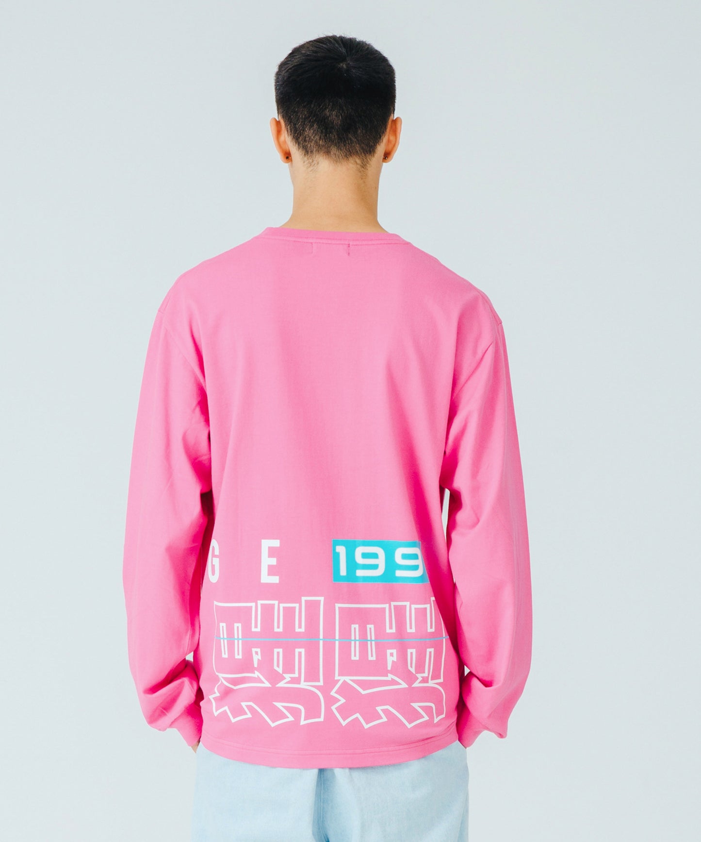 L/S TEE CHINESE LETTERS T-SHIRT XLARGE