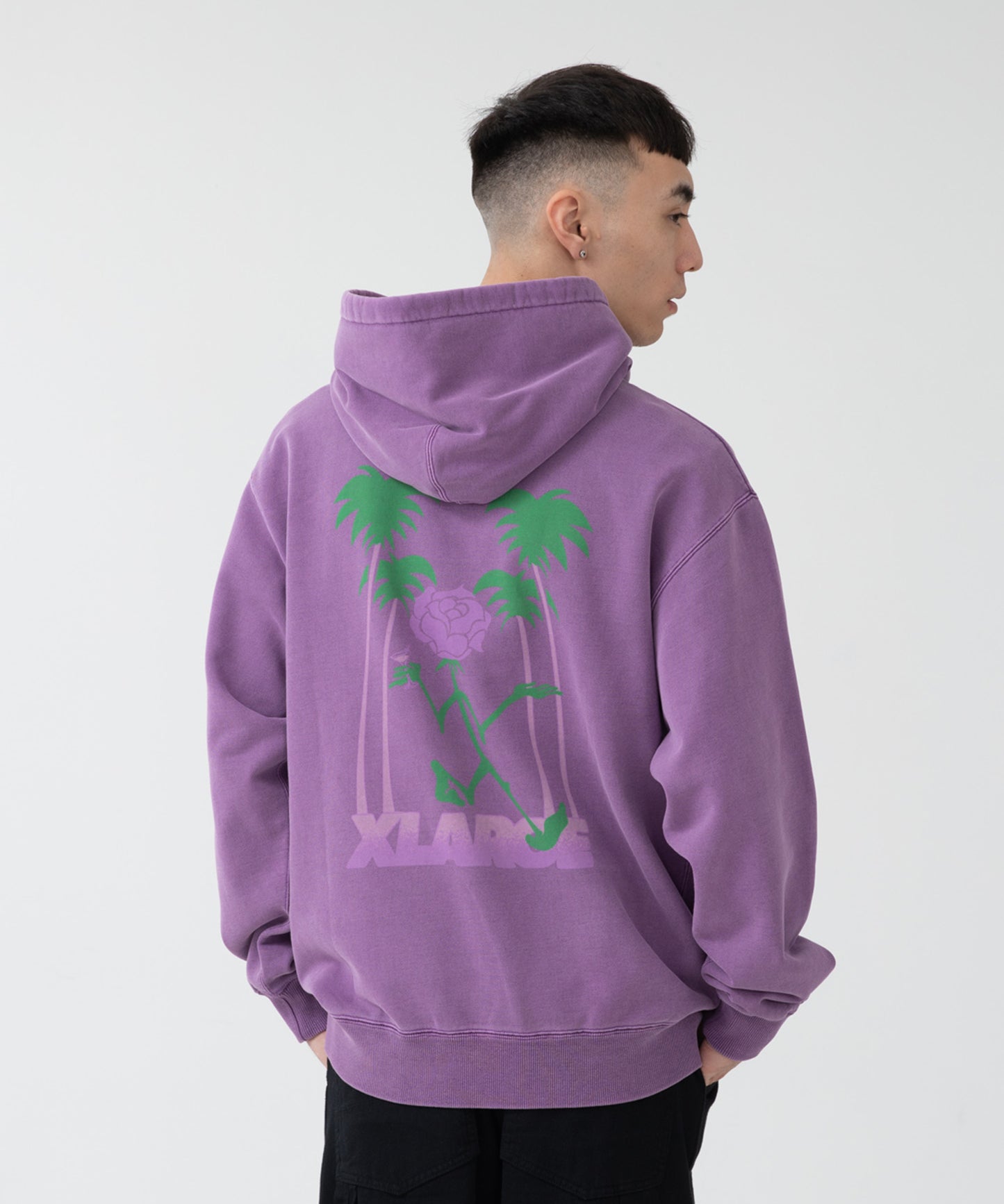 TIPSY PIGMENT PULLOVER HOODED SWEAT FLEECE, CREWNECK, HOODIE XLARGE