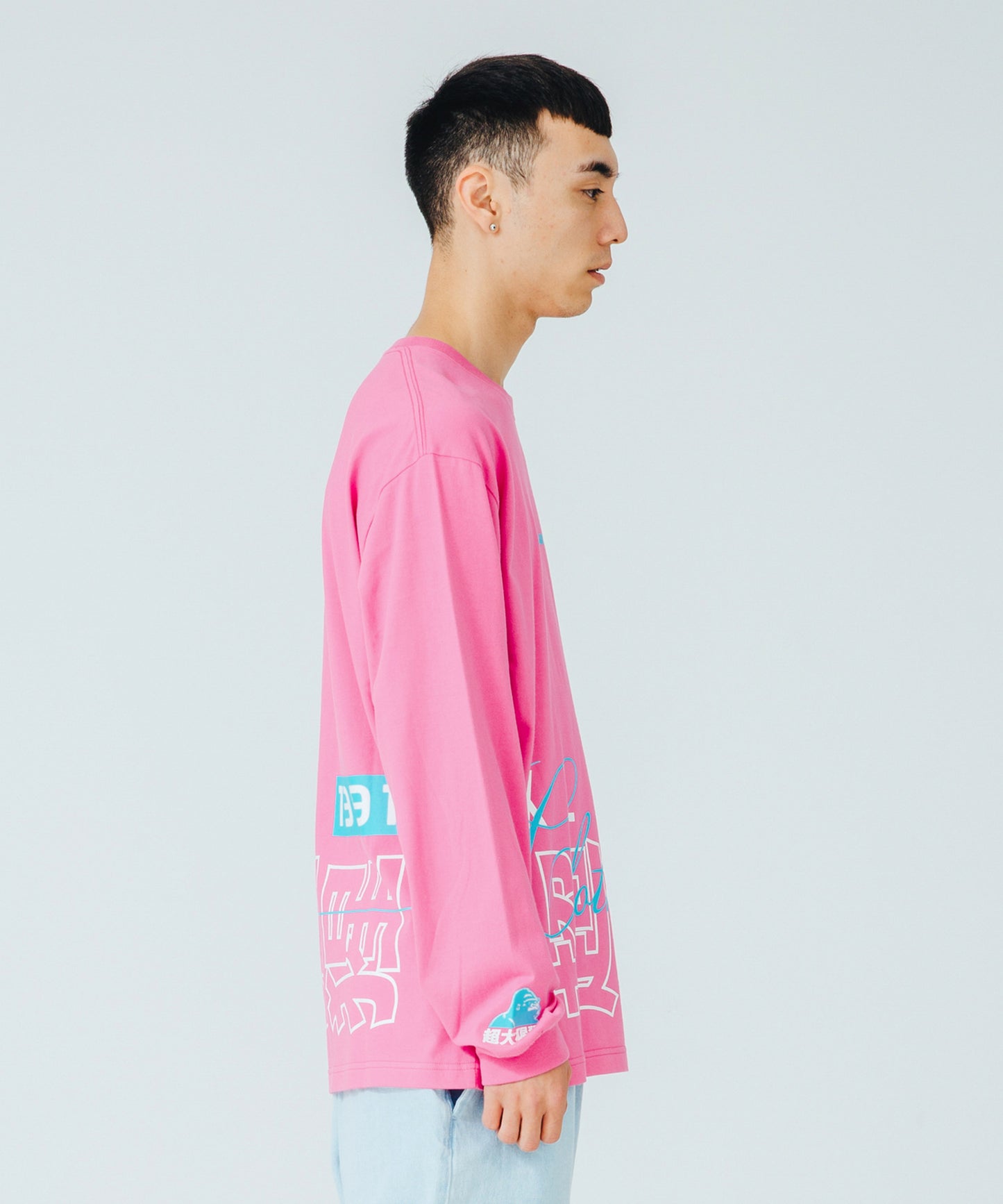 L/S TEE CHINESE LETTERS T-SHIRT XLARGE