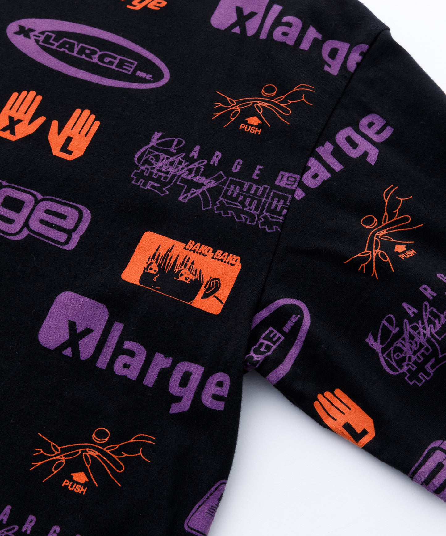 S/S ALLOVER PRINT TEE T-SHIRT XLARGE