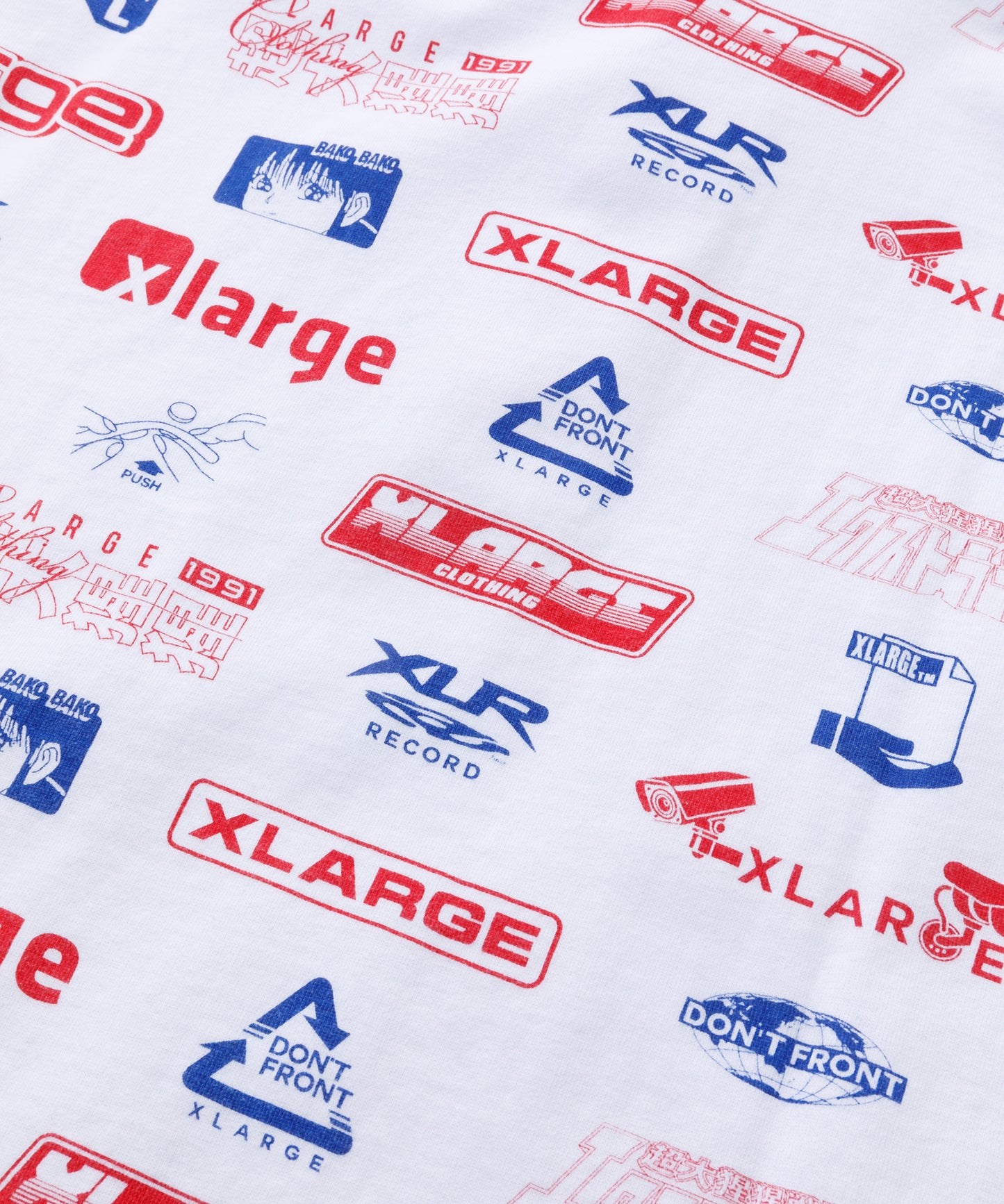S/S ALLOVER PRINT RUGBY SHIRT KNITS XLARGE