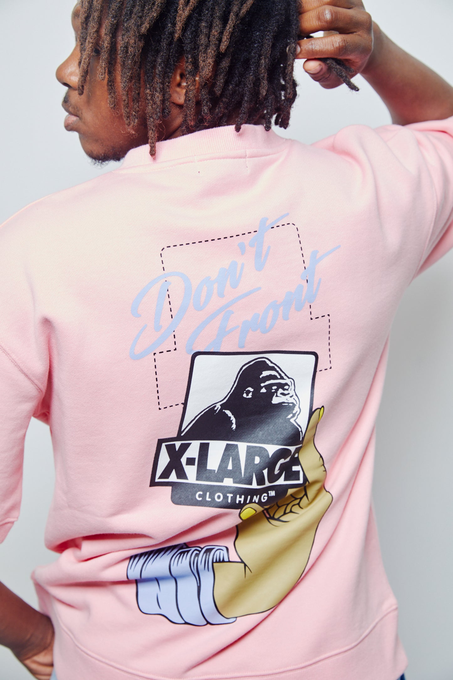 PEEL OFF S/S SWEAT FLEECE, CREWNECK, HOODIE XLARGE