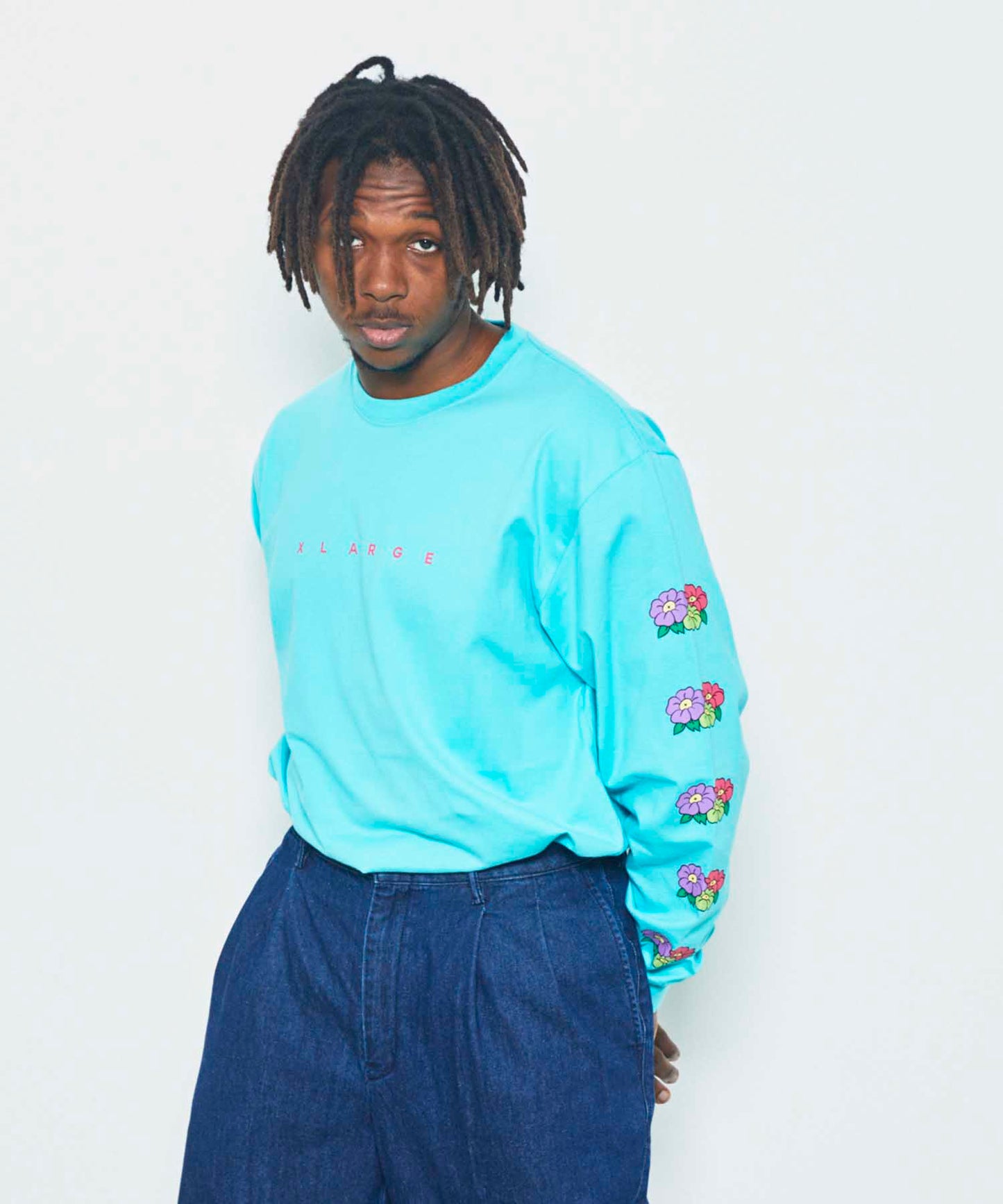 L/S TEE FLOWER LOGO T-SHIRT XLARGE