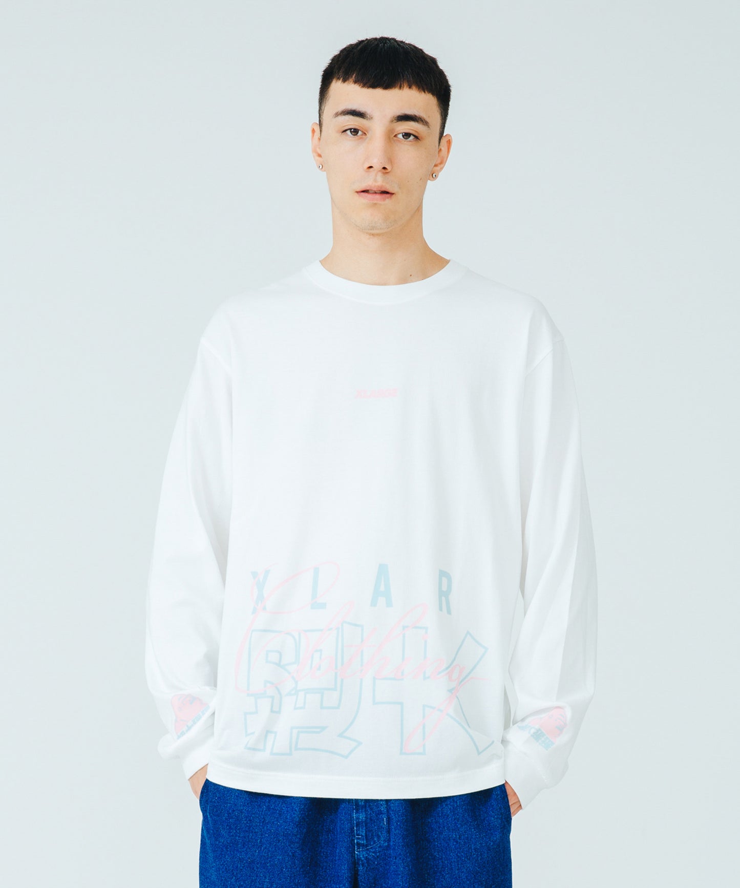 L/S TEE CHINESE LETTERS T-SHIRT XLARGE
