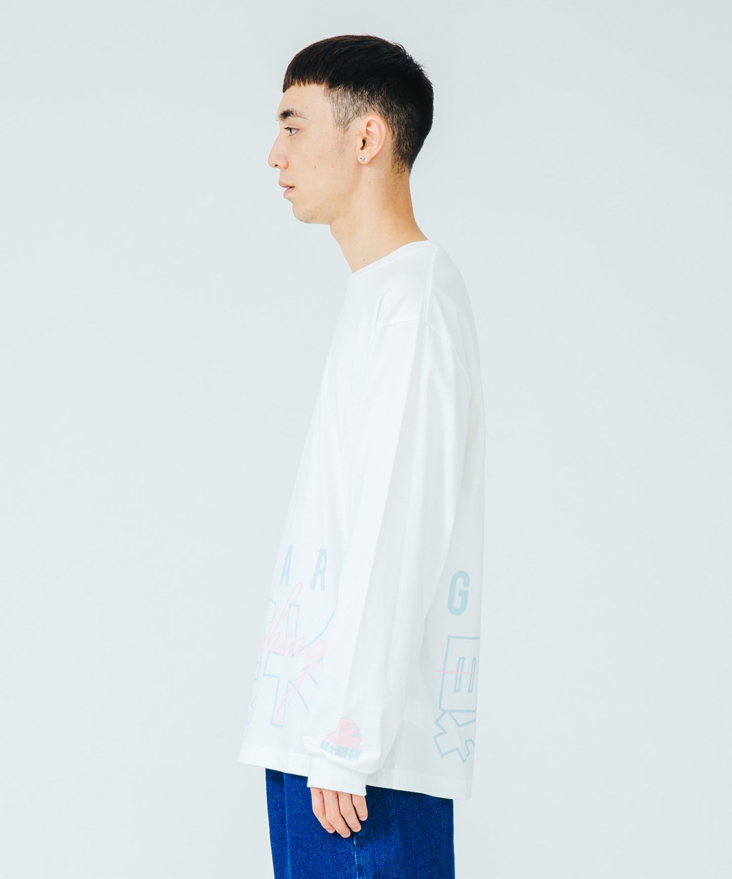 L/S TEE CHINESE LETTERS T-SHIRT XLARGE