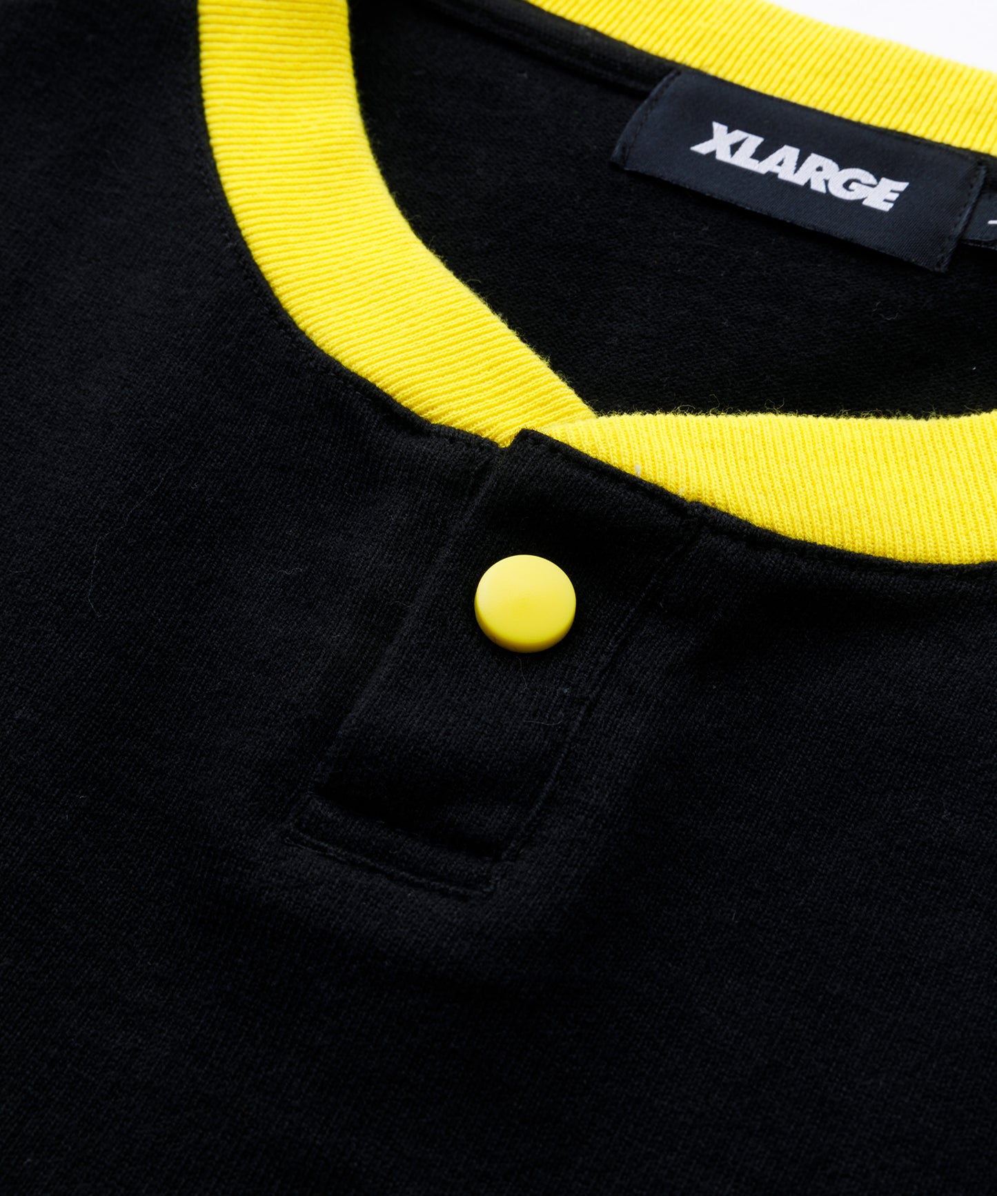 S/S HEAVYWEIGHT HENLEY NECK TEE T-SHIRT XLARGE