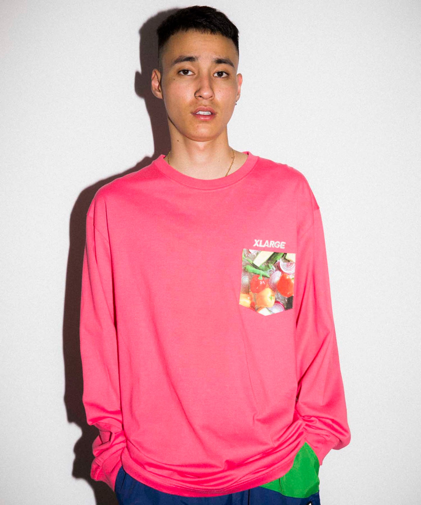 L/S INGREDIENTS SLANTED OG POCKET TEE T-SHIRT XLARGE