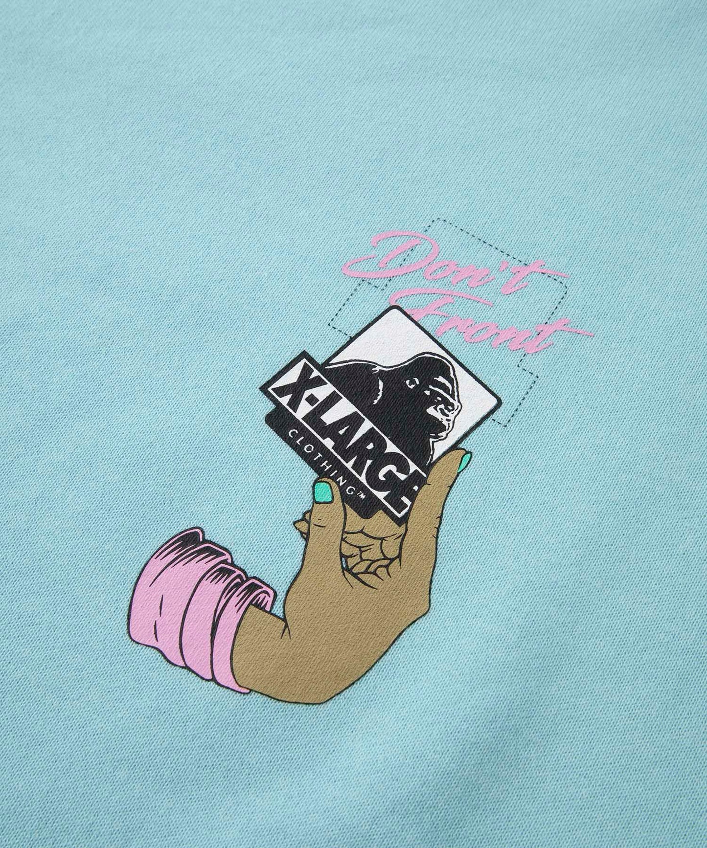 PEEL OFF S/S SWEAT FLEECE, CREWNECK, HOODIE XLARGE