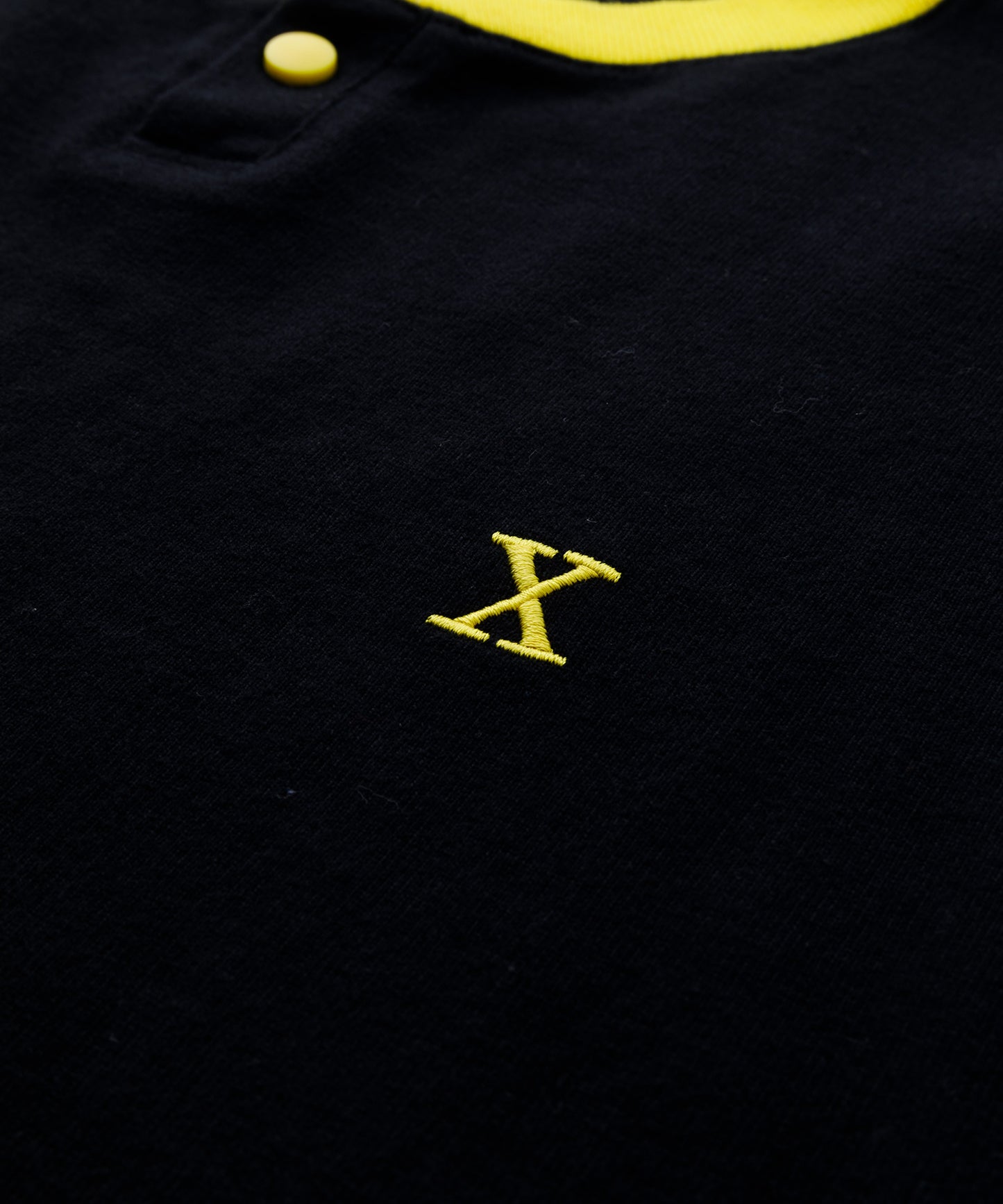 S/S HEAVYWEIGHT HENLEY NECK TEE T-SHIRT XLARGE