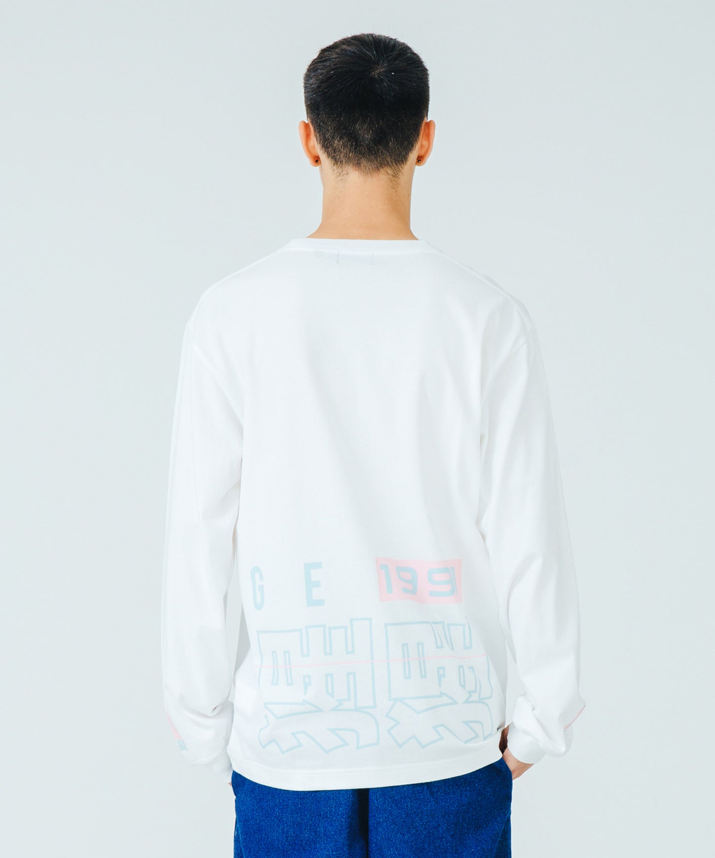 L/S TEE CHINESE LETTERS T-SHIRT XLARGE