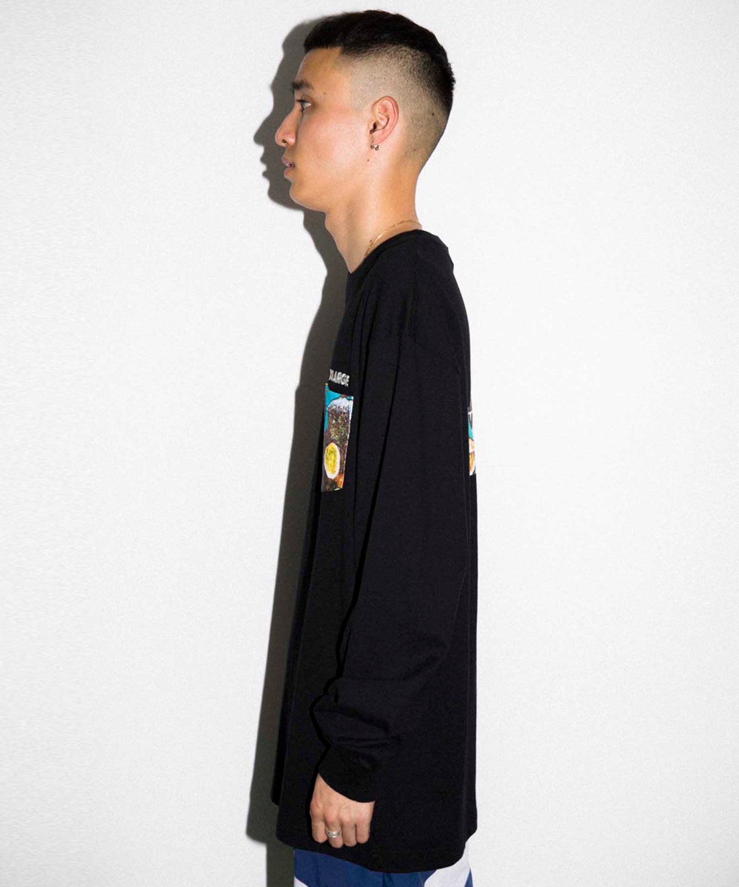 L/S INGREDIENTS SLANTED OG POCKET TEE T-SHIRT XLARGE
