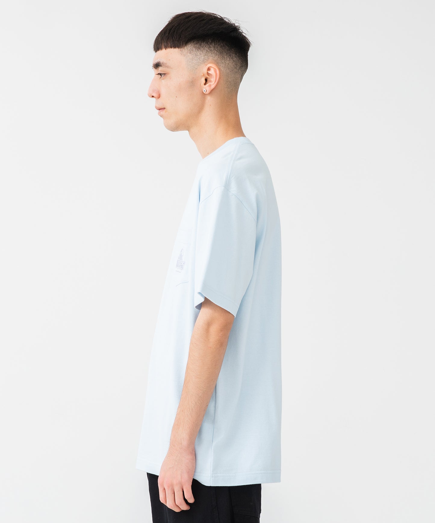 S/S EMBROIDERY SLANTED OG POCKET TEE T-SHIRT XLARGE