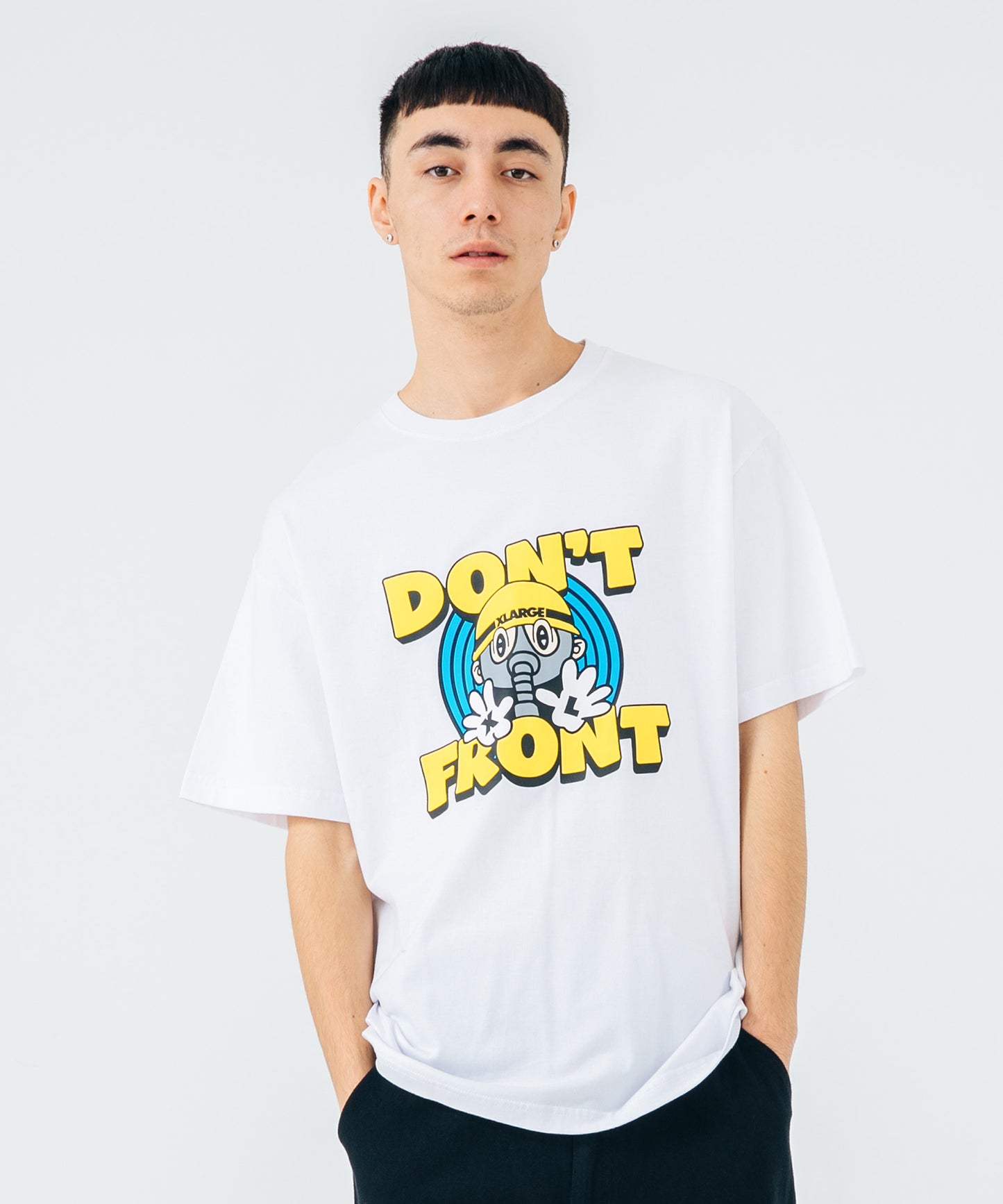 S/S PRINT TEE DONT FRONT T-SHIRT XLARGE