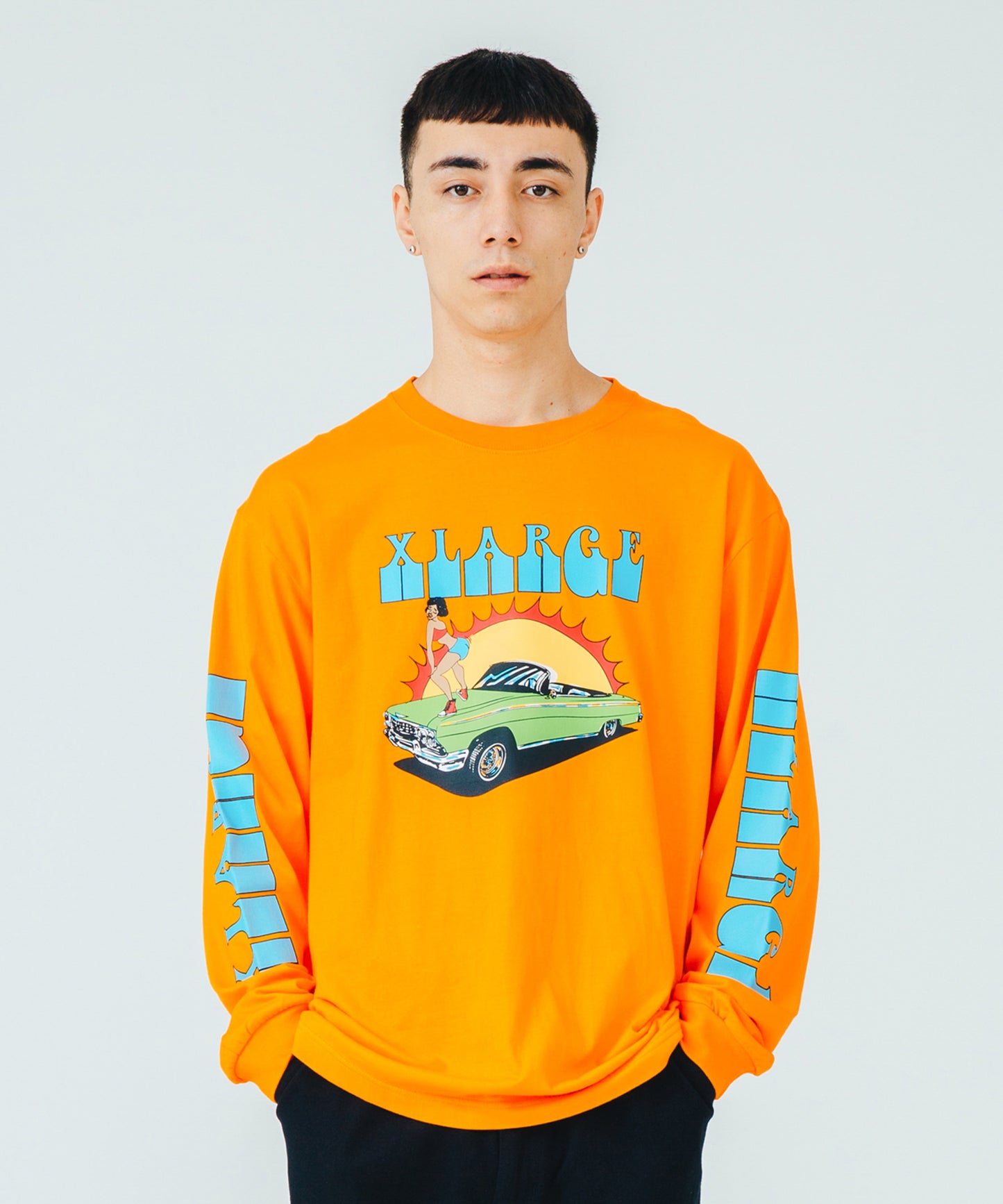 L/S TEE LA STYLE T-SHIRT XLARGE