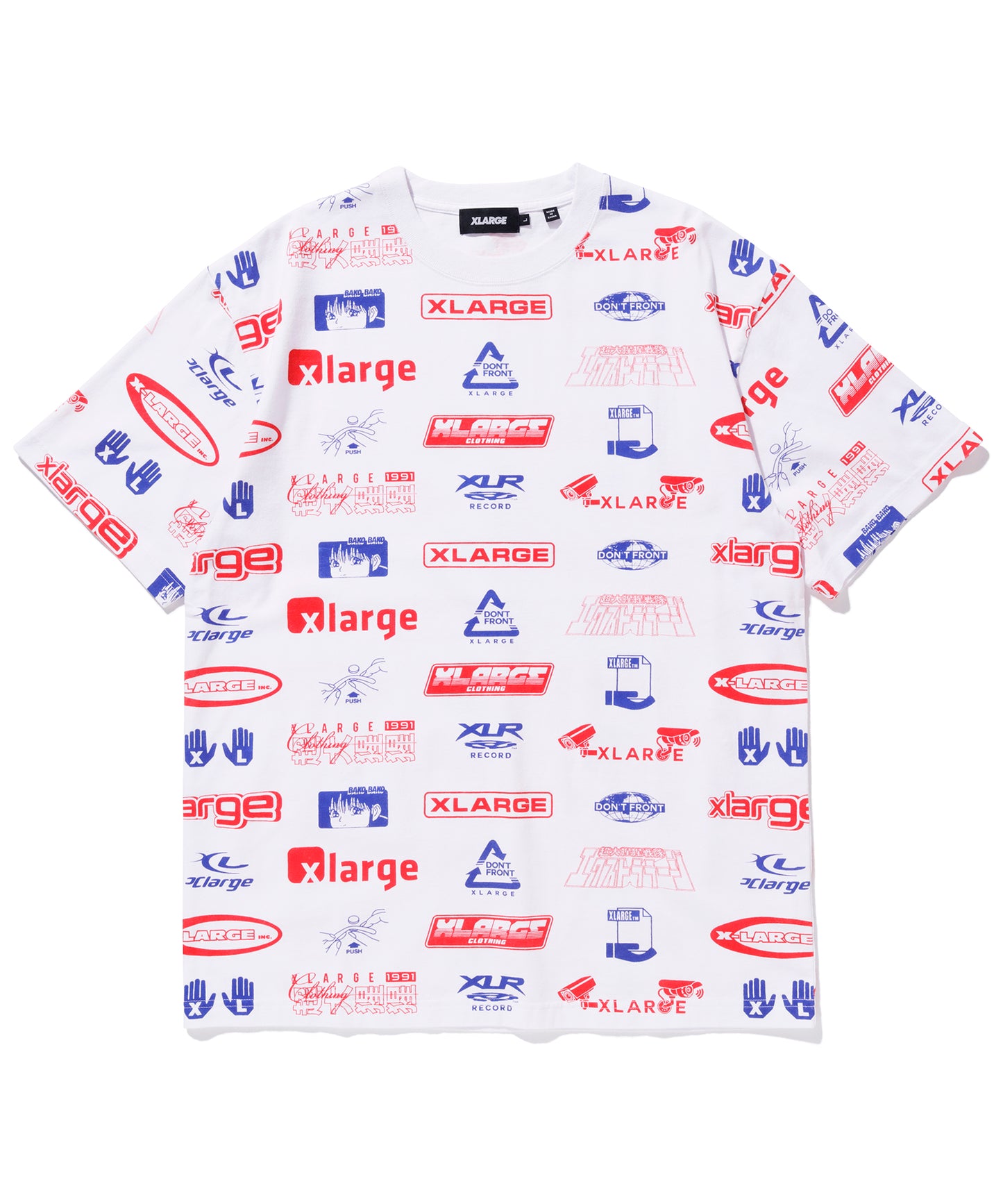 S/S ALLOVER PRINT TEE T-SHIRT XLARGE