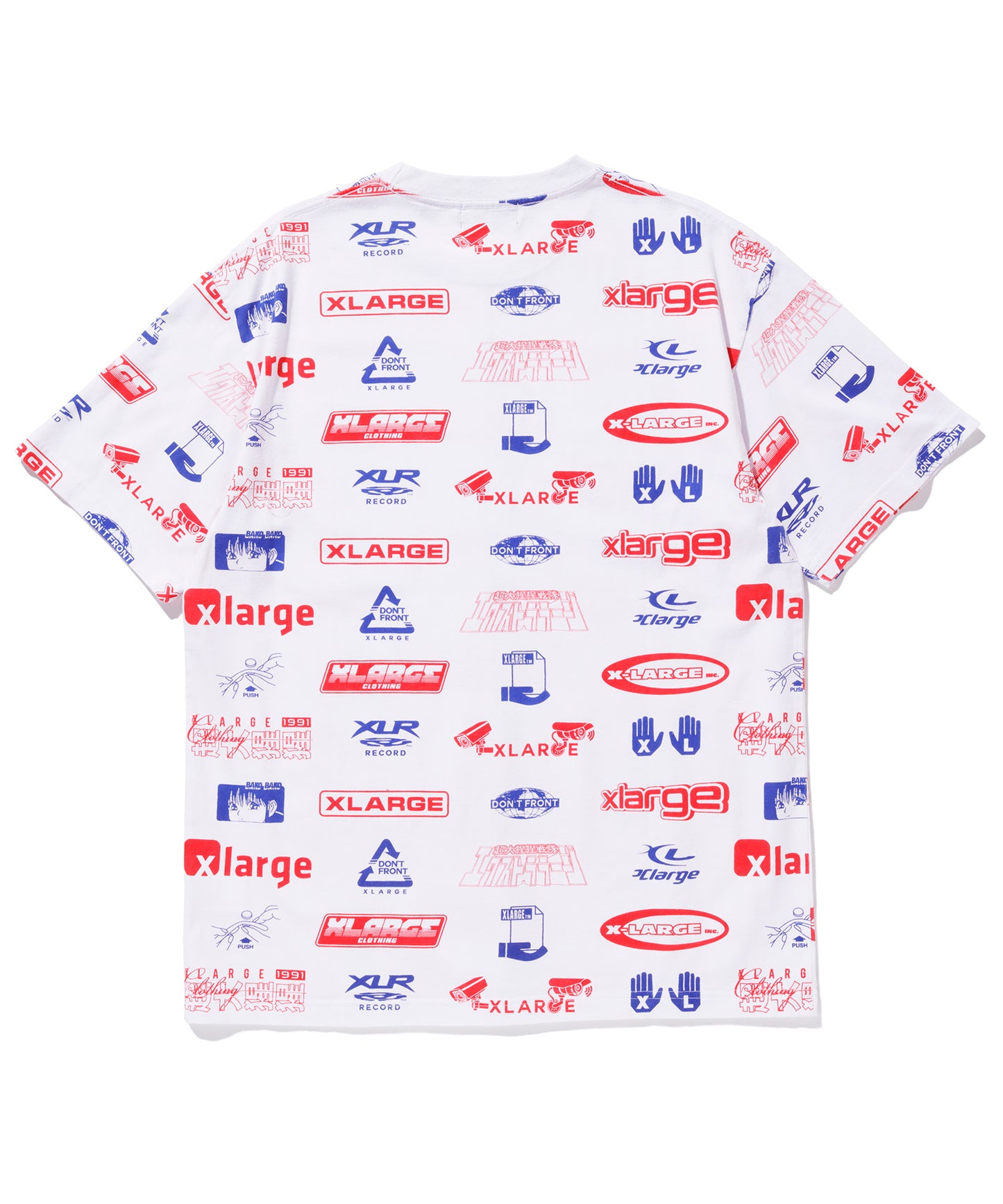S/S ALLOVER PRINT TEE T-SHIRT XLARGE