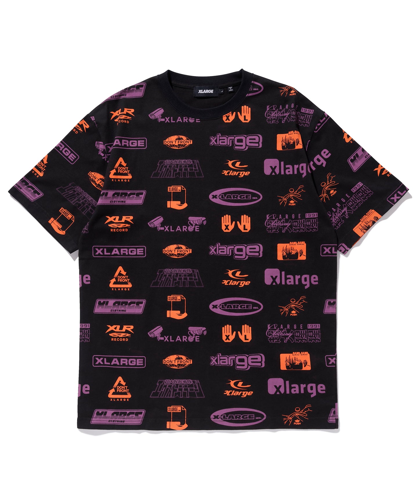 S/S ALLOVER PRINT TEE T-SHIRT XLARGE