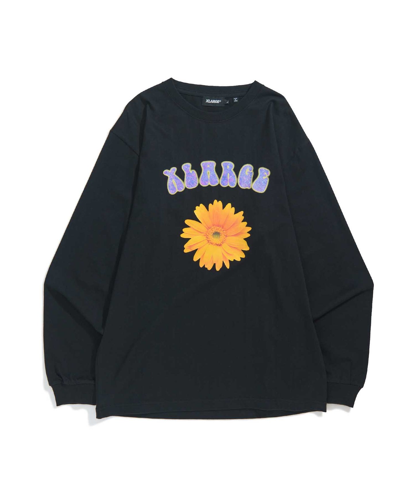 L/S TEE FLOWER T-SHIRT XLARGE