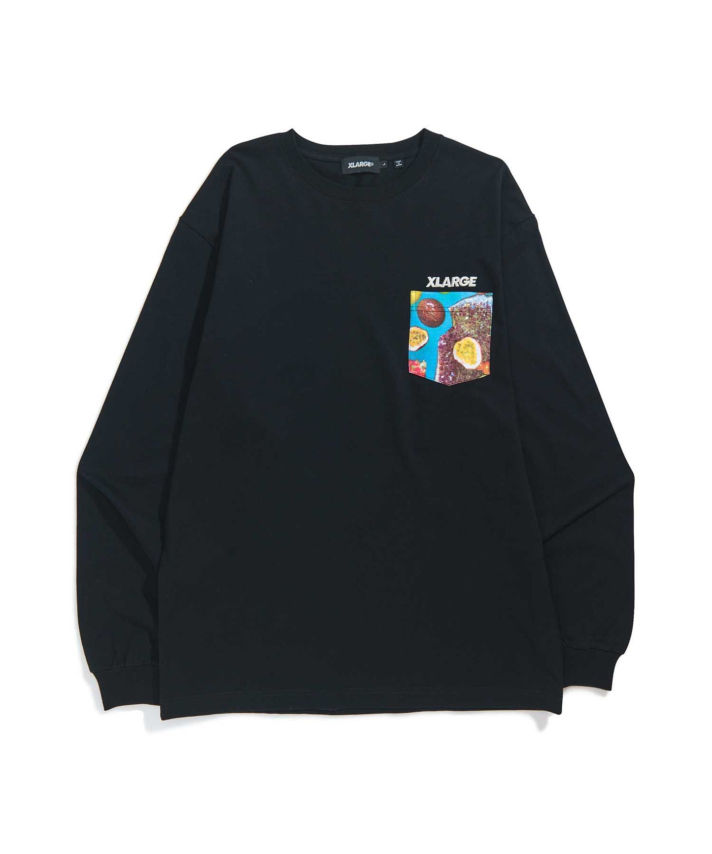 L/S INGREDIENTS SLANTED OG POCKET TEE T-SHIRT XLARGE