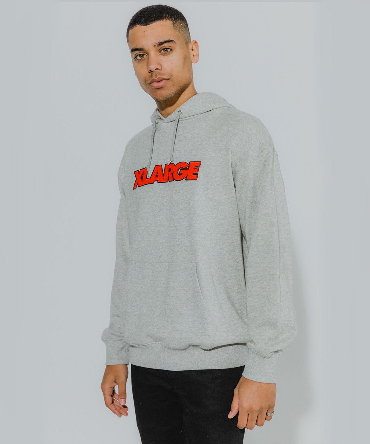 OVER EDGE STANDARD LOGO PULLOVER HOODED SWEAT FLEECE, CREWNECK, HOODIE XLARGE