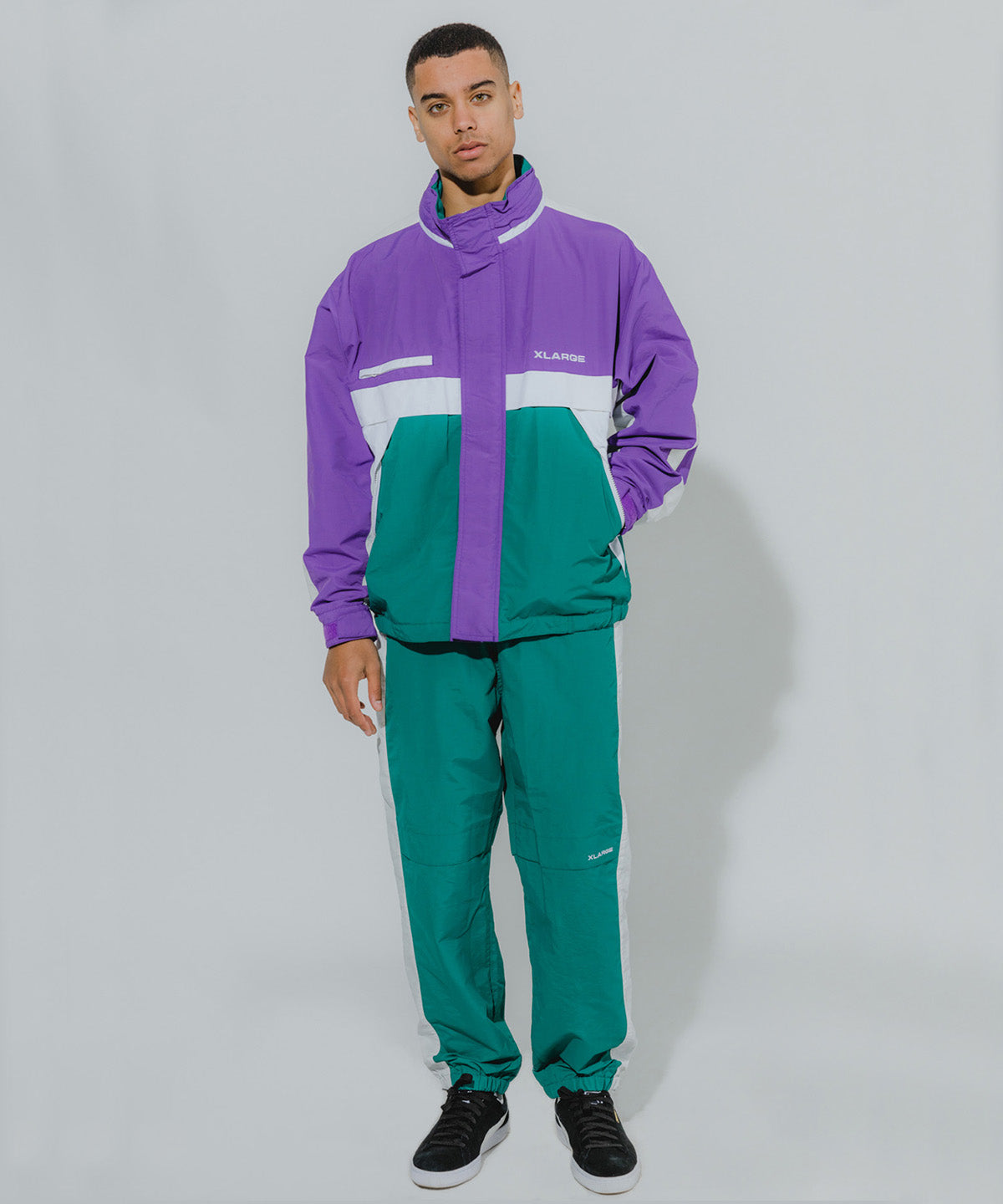 MULTI PANELED NYLON PANTS PANTS XLARGE