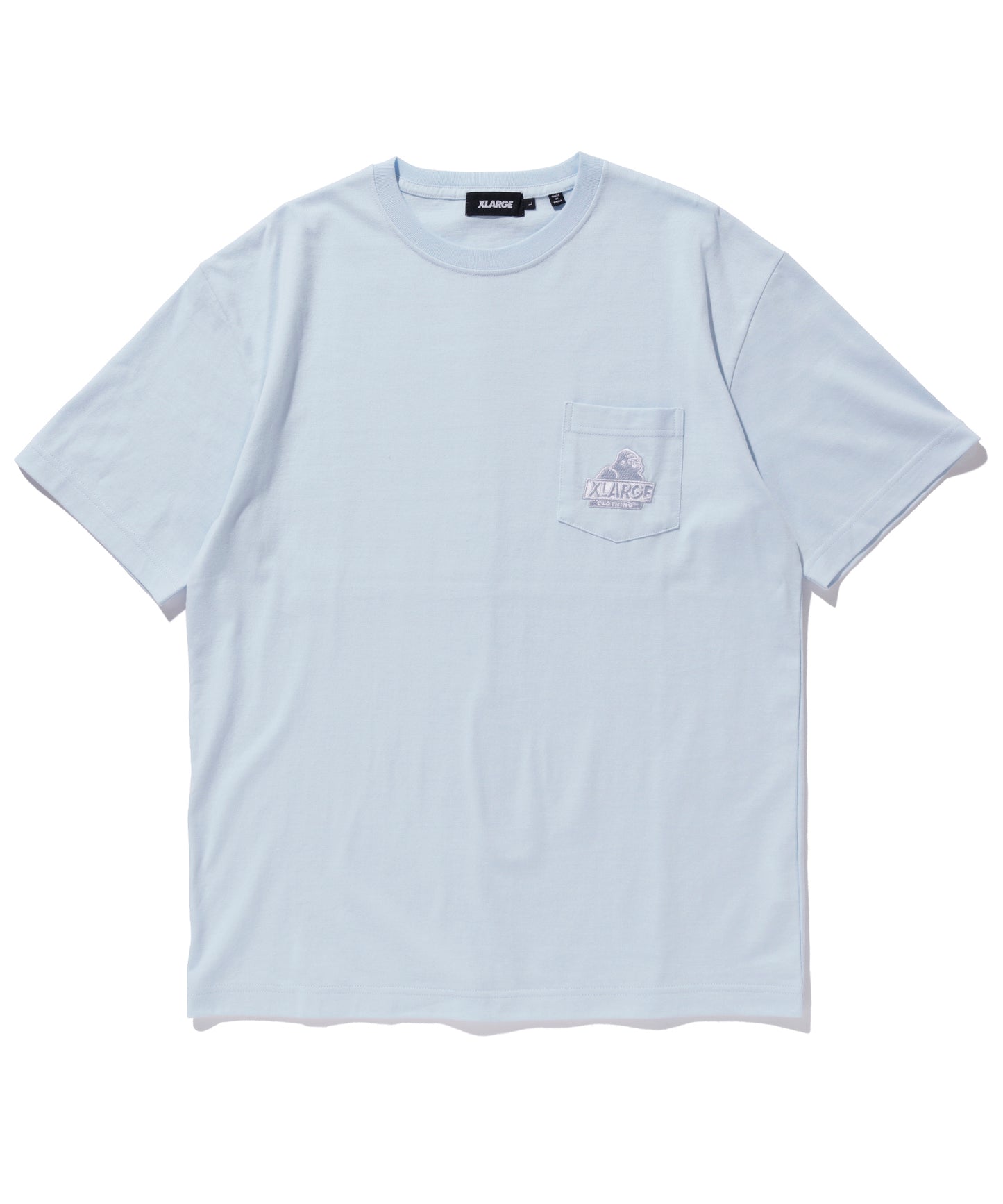 S/S EMBROIDERY SLANTED OG POCKET TEE T-SHIRT XLARGE