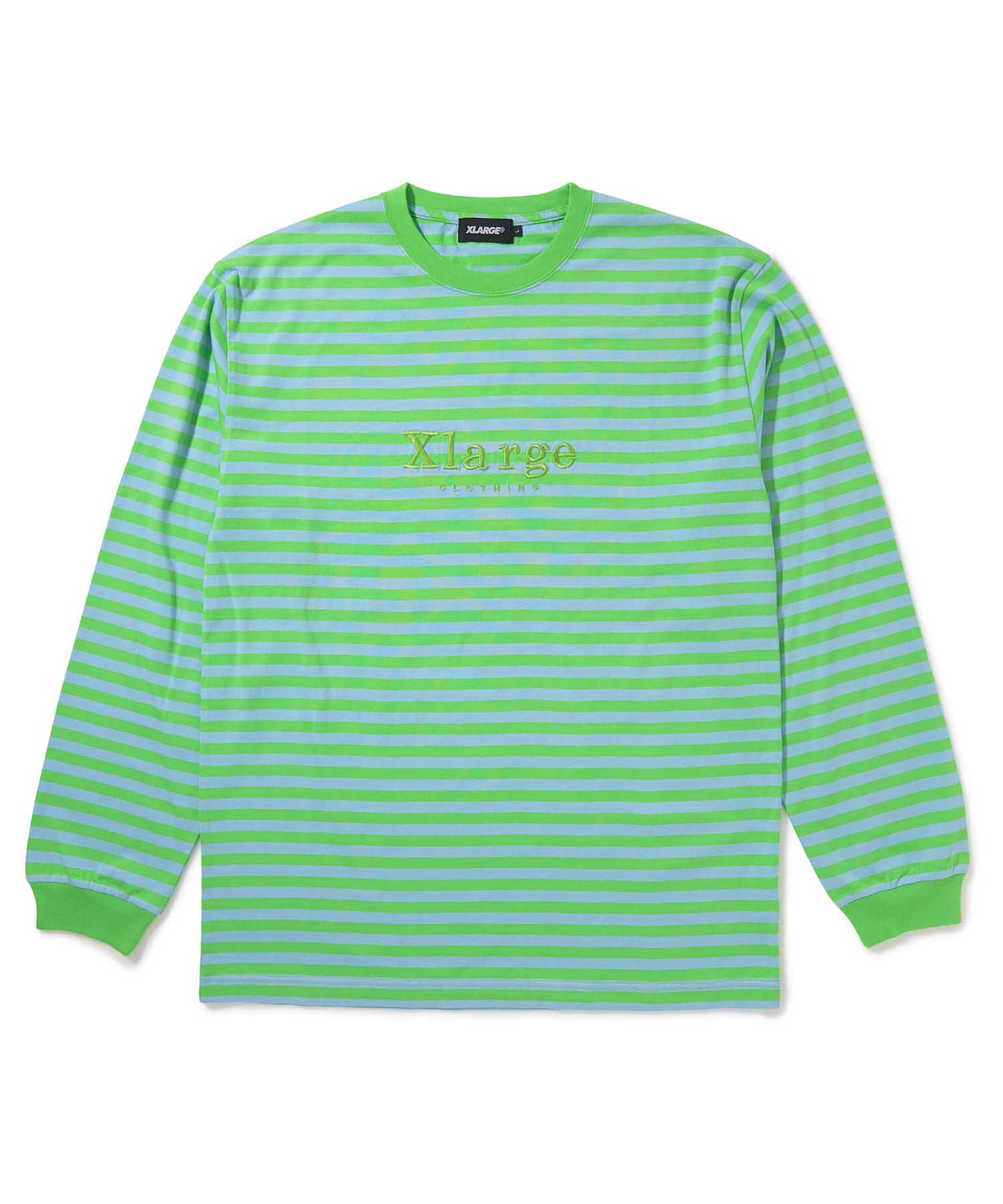L/S EMBROIDERY BORDER TEE T-SHIRT XLARGE