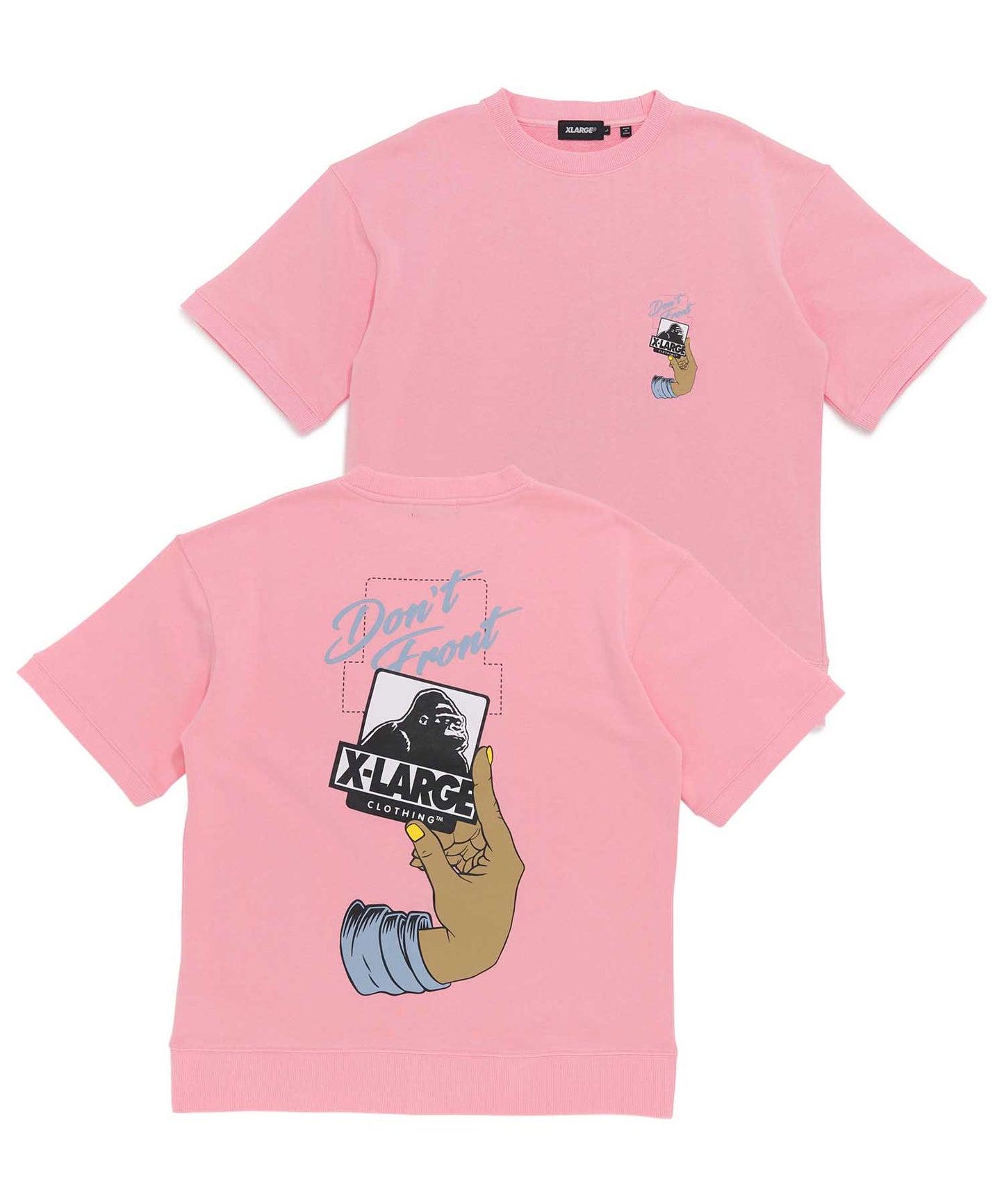 PEEL OFF S/S SWEAT FLEECE, CREWNECK, HOODIE XLARGE