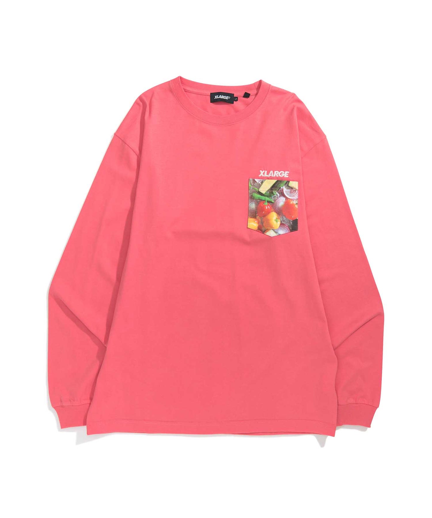 L/S INGREDIENTS SLANTED OG POCKET TEE T-SHIRT XLARGE