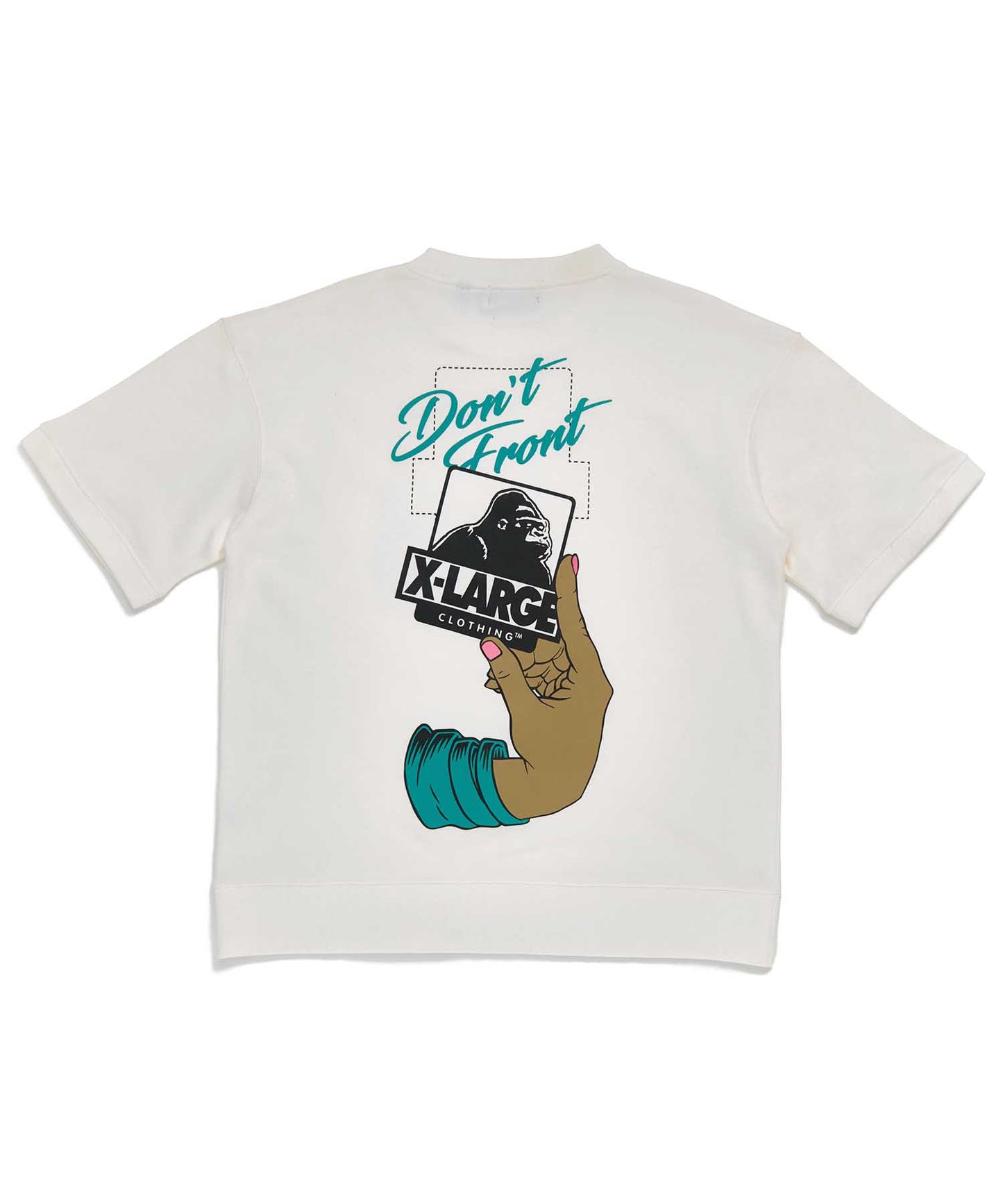PEEL OFF S/S SWEAT FLEECE, CREWNECK, HOODIE XLARGE