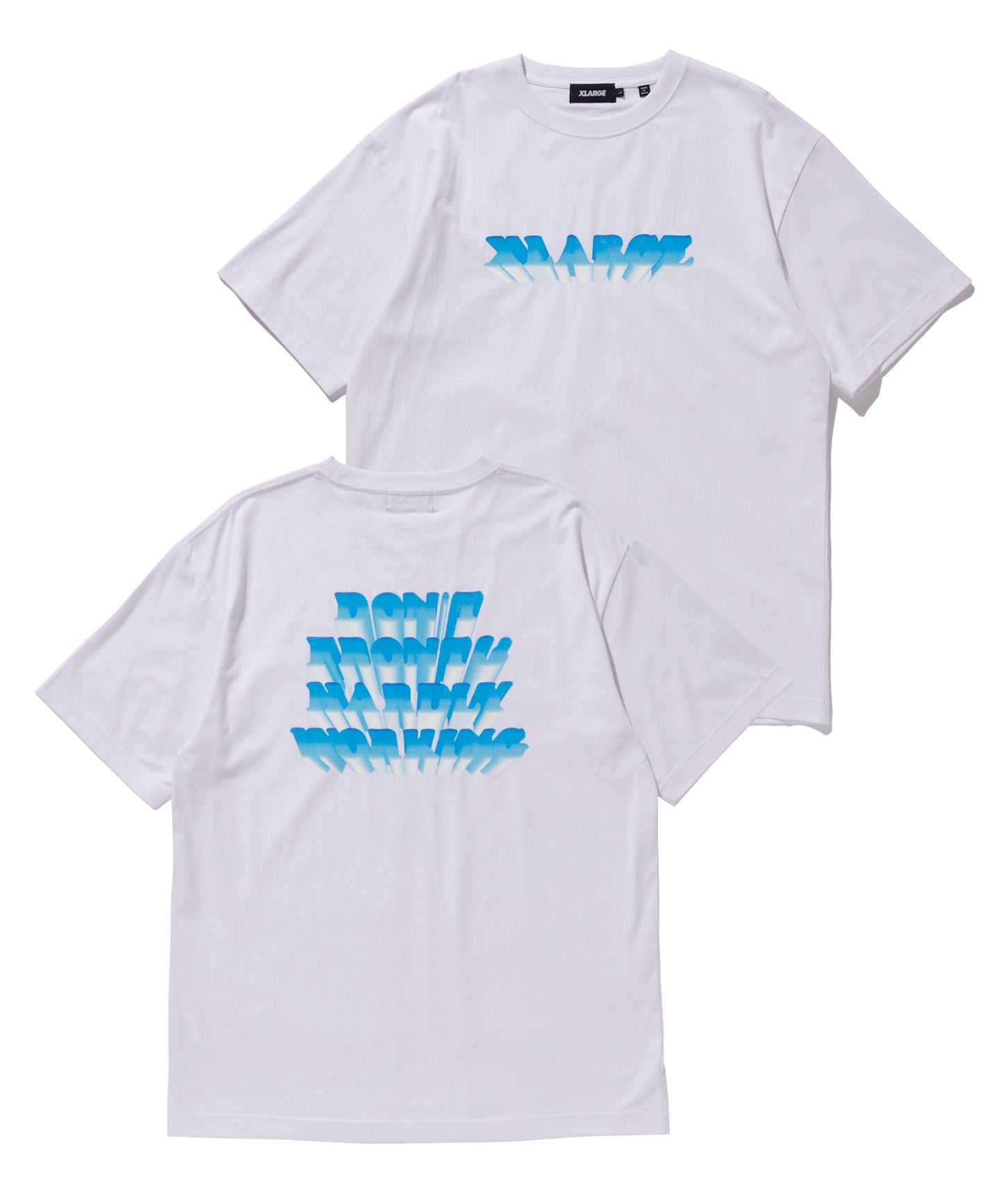 S/S TEE GRADATION 3D LOGO T-SHIRT XLARGE