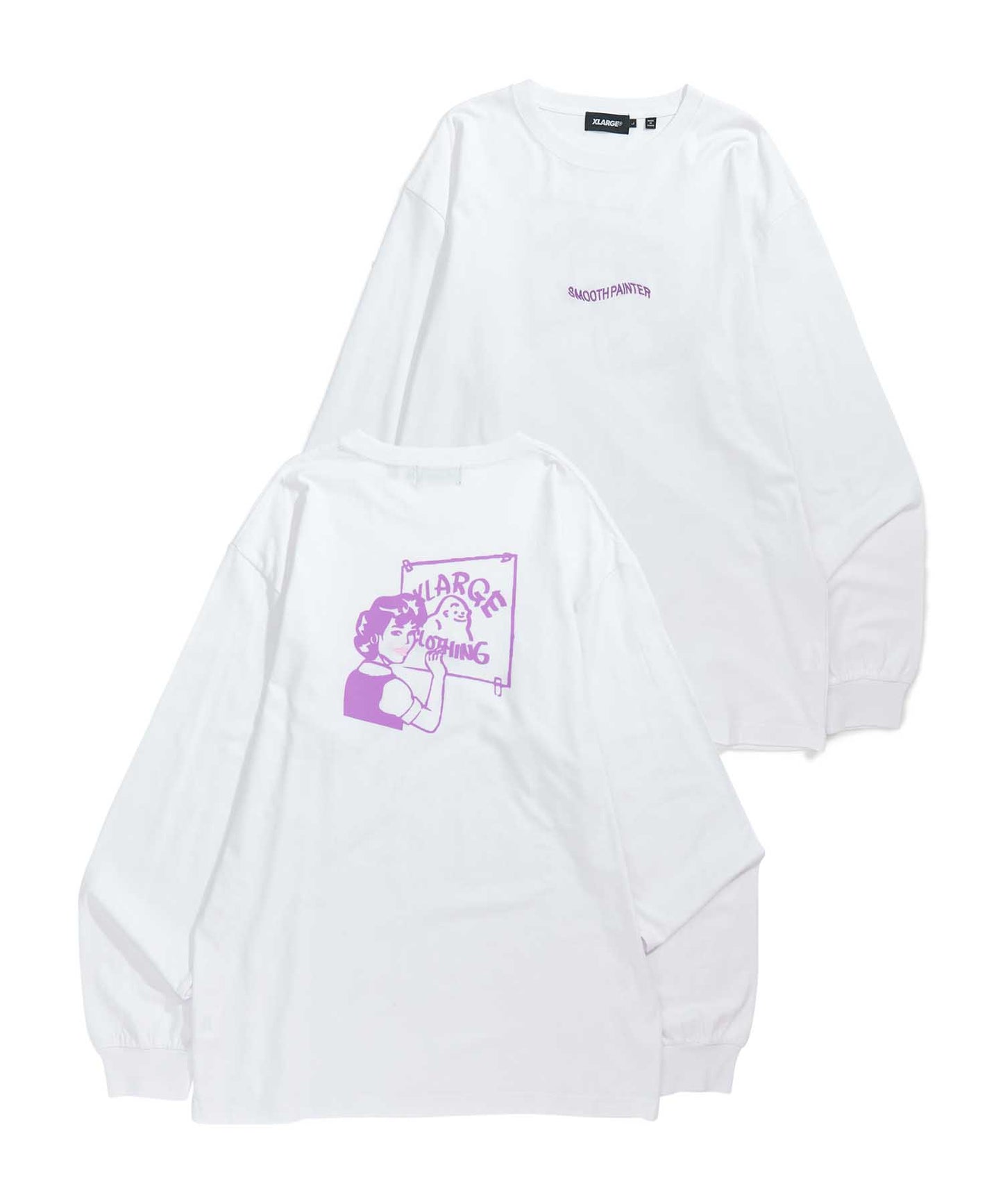 L/S TEE SMOOTH PAINTER T-SHIRT XLARGE