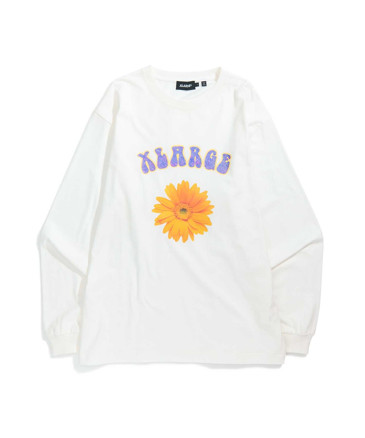 L/S TEE FLOWER T-SHIRT XLARGE